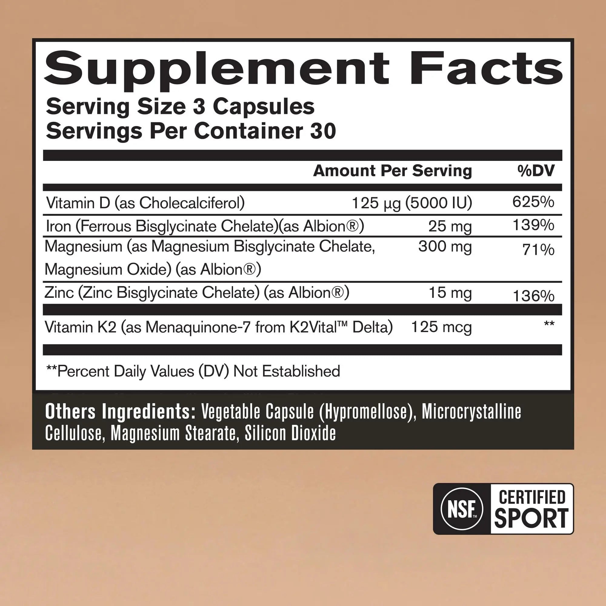 BARE PERFORMANCE NUTRITION Endurance Essentials | Endurance Athlete Daily Multivitamin | NSF Certified for Sport | Supports Energy, Muscle Function BARE PERFORMANCE NUTRITION uk supplements