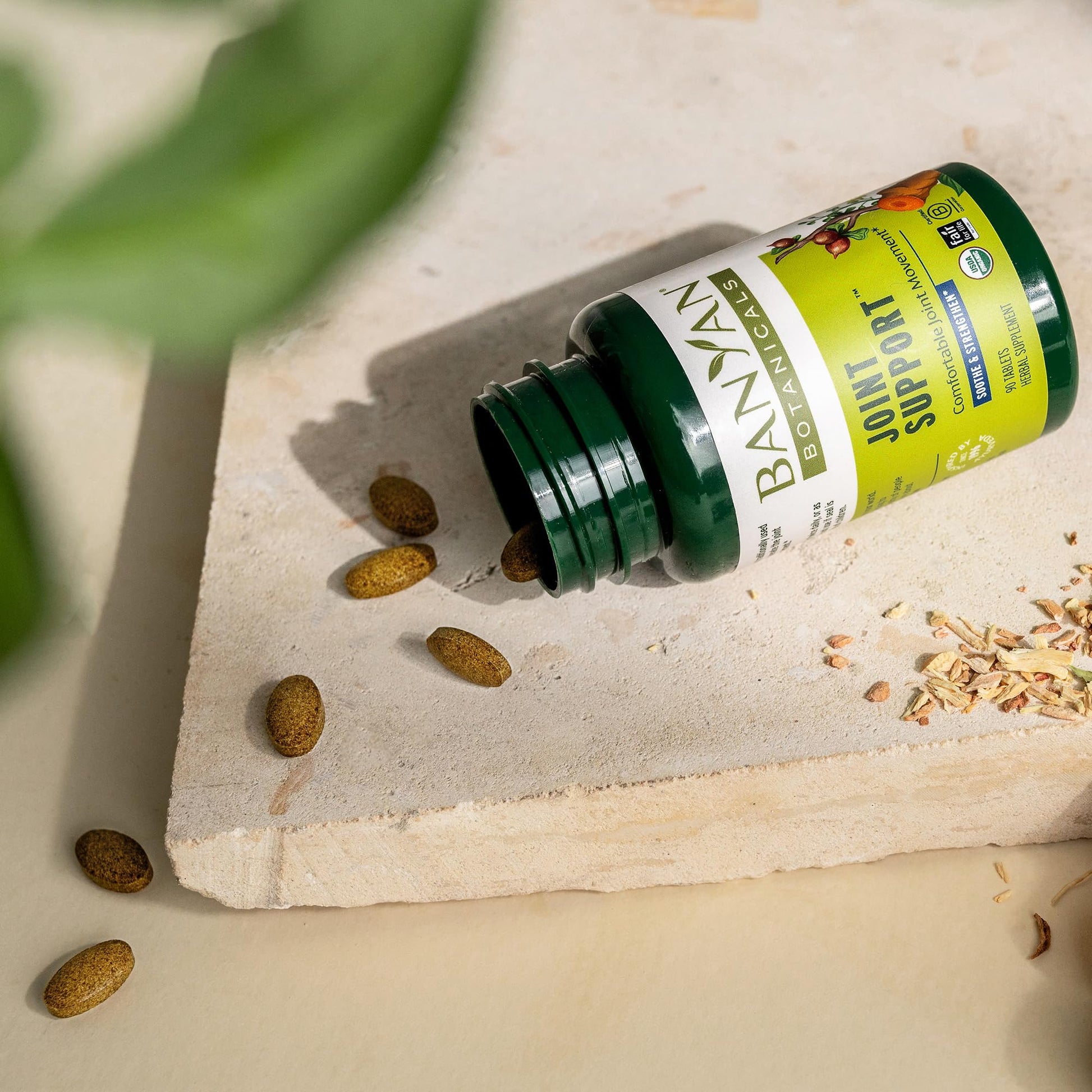 Banyan Botanicals Organic Joint Support–Advanced Mobility & Flexibility Supplement with Boswellia,Guggulu Resin & Turmeric–Natural Lubrication for Cartilage, Bones & Muscles-90 Tablets-USDA Organic Banyan Botanicals uk supplements
