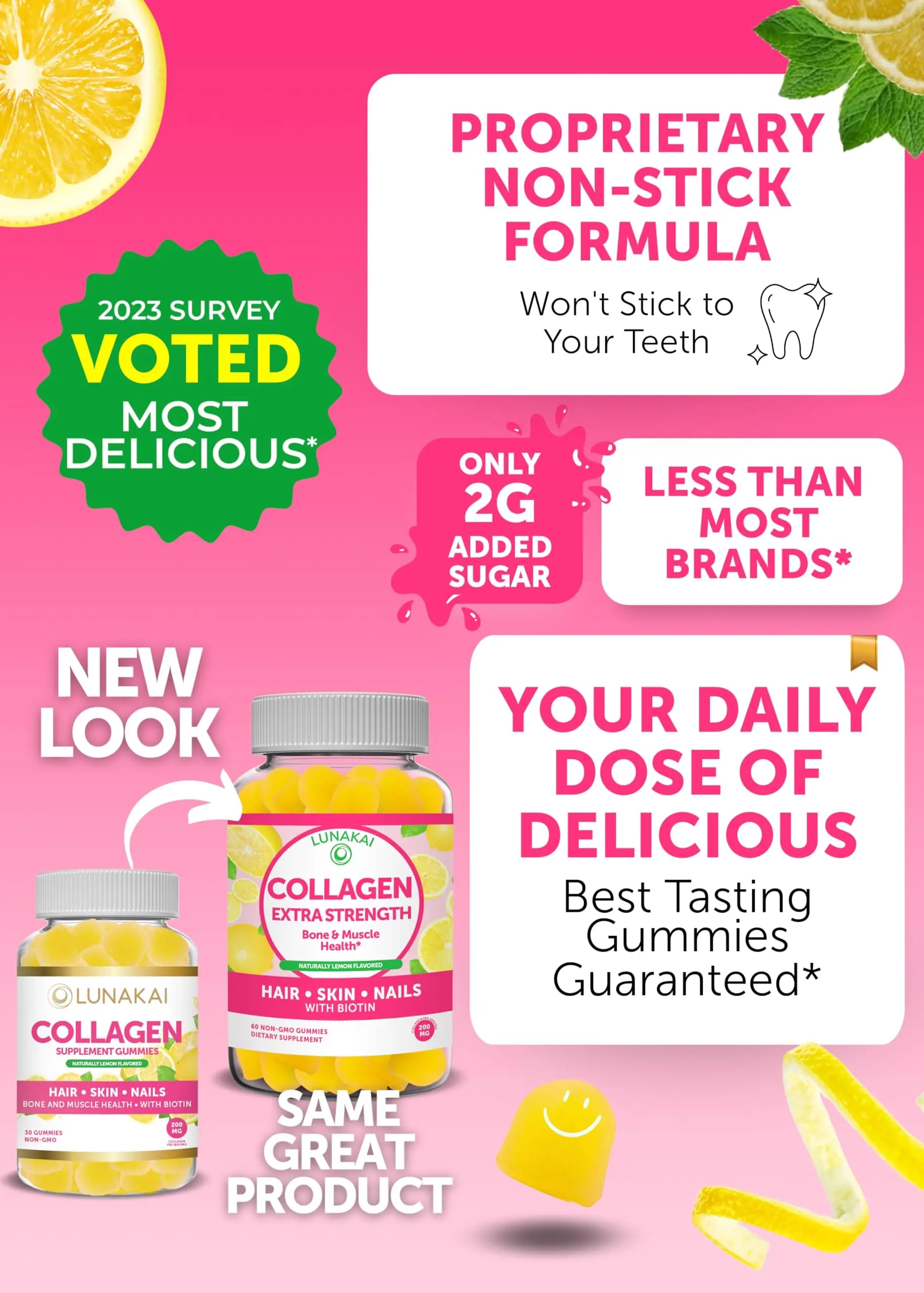 Lunakai Collagen and Women's Multivitamin Gummies Bundle - Non-GMO Anti Aging Supplements with Biotin, Zinc, Vitamin C and E Lunakai uk supplements