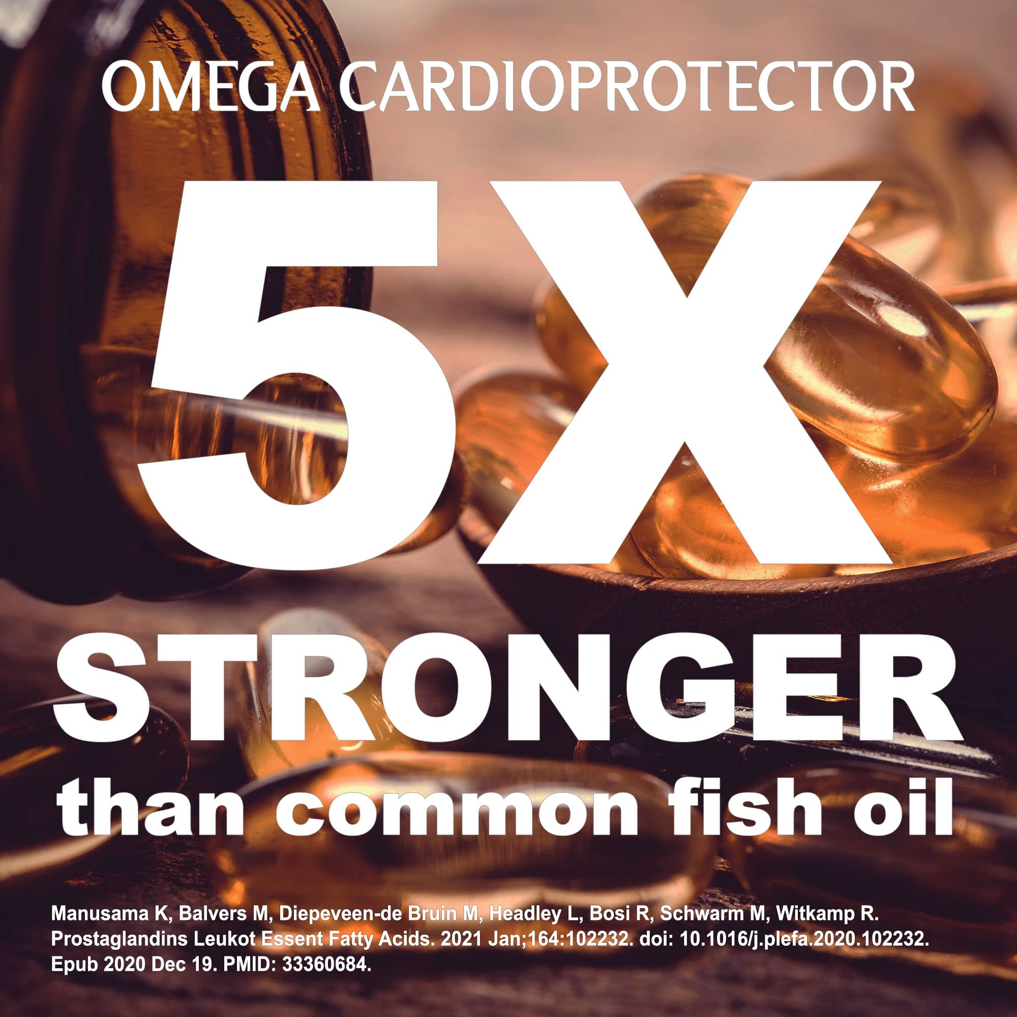 Thrivous Omega Cardioprotector – Advanced Heart & Circulation Support Supplement with AvailOm Omega-3, Garlic, Gotu Kola, Oligopin Pine Bark – 60 Vegan Capsules Thrivous uk supplements