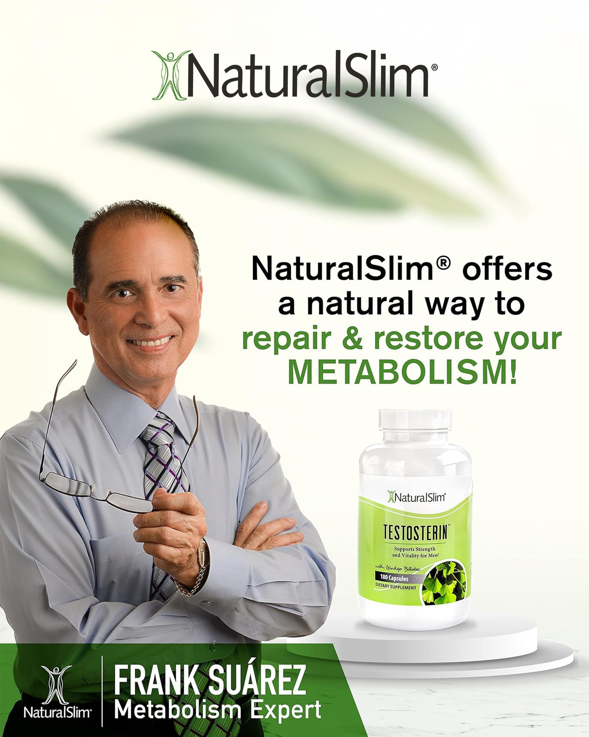 NaturalSlim Natural Booster for Men - Male Enhancing Supplement with Ginkgo Biloba, L Arginine, Zinc, Vitamin B3, & Testofen for Energy, Muscle Builder & Metabolism - 180 Capsules NaturalSlim uk supplements