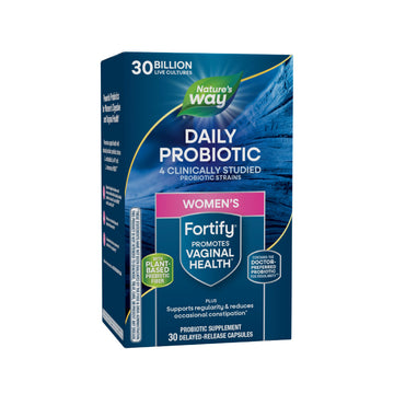 Nature’s Way Fortify Women’s Probiotic, 30 Billion Live Cultures, 11 Strains, Prebiotic, 30 Capsules Nature's Way uk supplements
