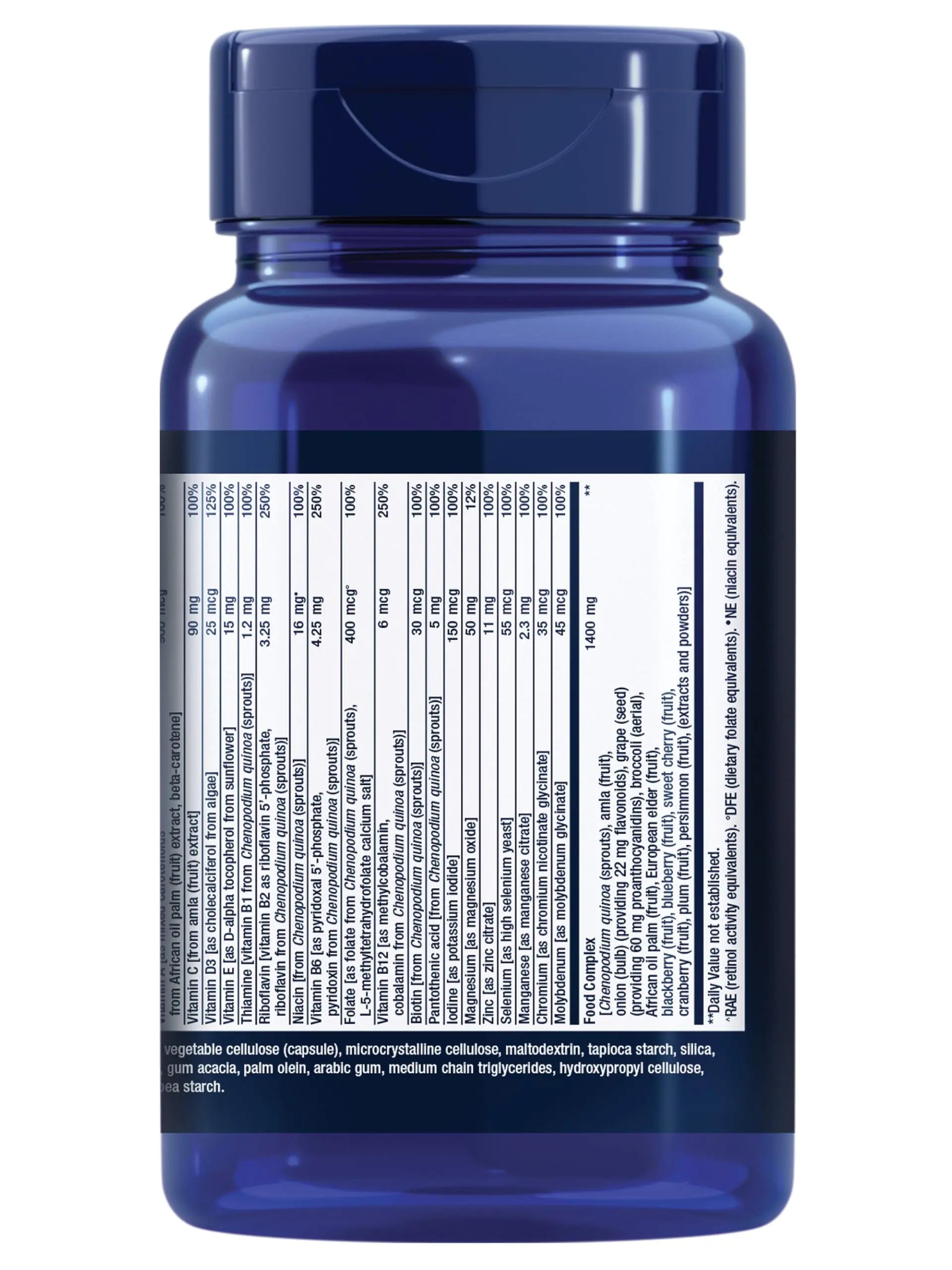Life Extension Whole Food Multivitamin, Plant-derived Vitamin D3, A, B, C & E, Plus Minerals, Plant extracts, Stay Healthy from Head to Toe Life Extension uk supplements