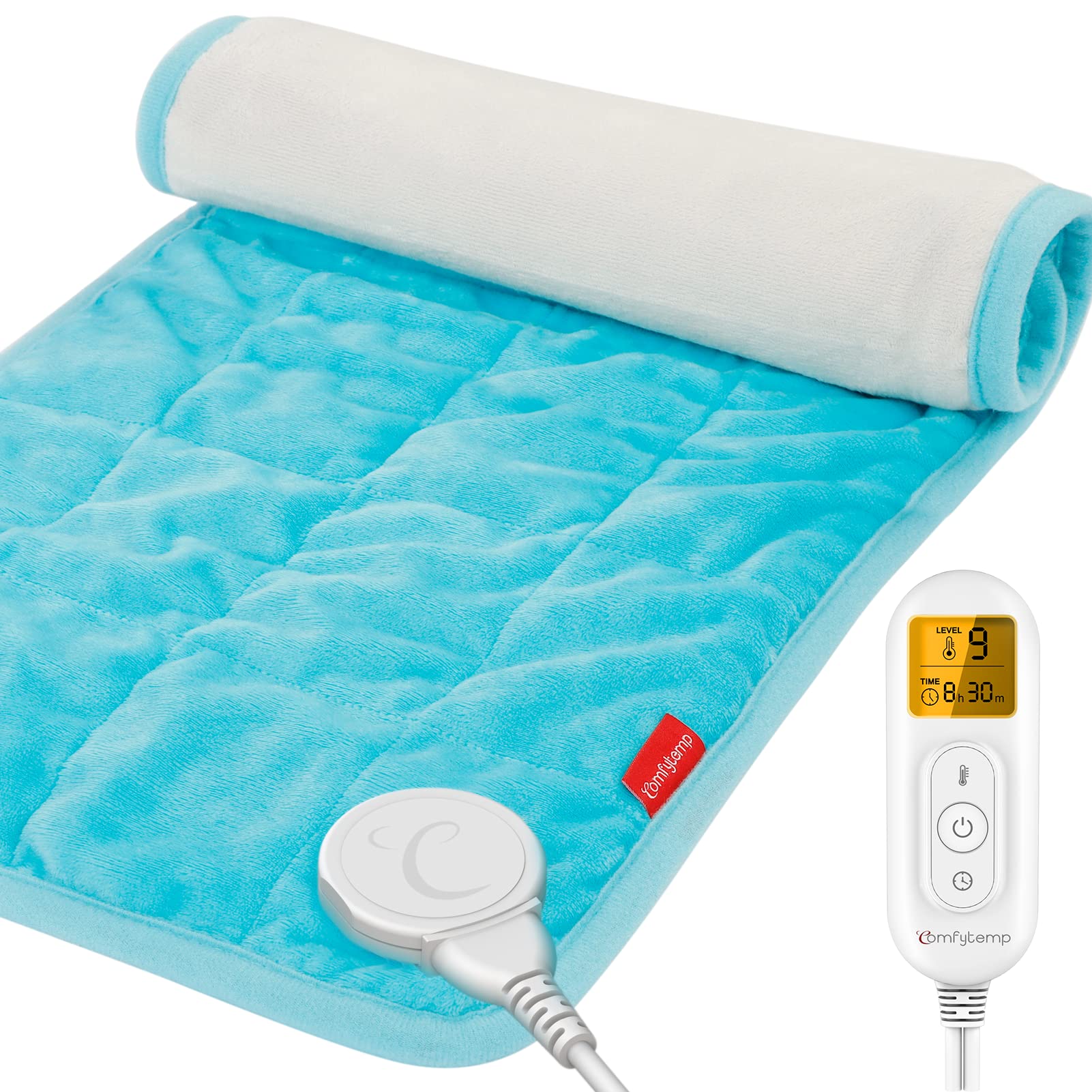 Comfytemp Weighted Heating Pad for Back Pain Relief, FSA/HSA Eligible 2.2lb Electric Heating Comfytemp uk supplements