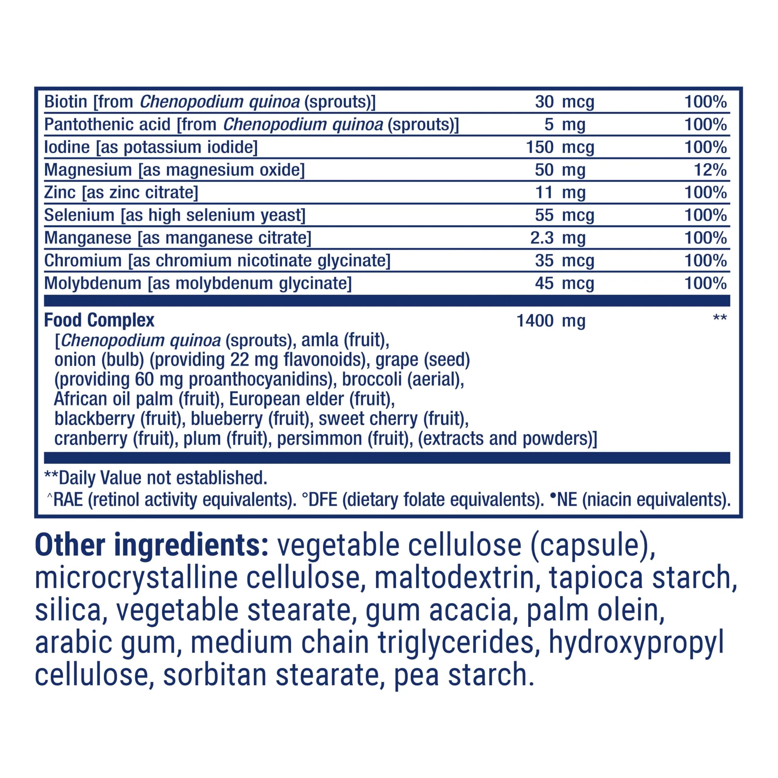 Life Extension Whole Food Multivitamin, Plant-derived Vitamin D3, A, B, C & E, Plus Minerals, Plant extracts, Stay Healthy from Head to Toe Life Extension uk supplements