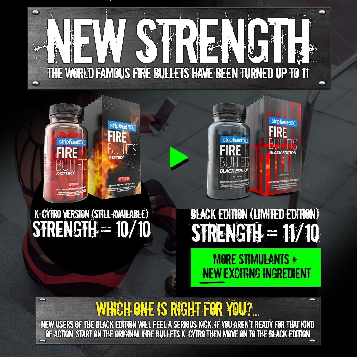 stripfast5000 Fire Bullets Max Strength Black Edition for Women and Men stripfast5000 uk supplements