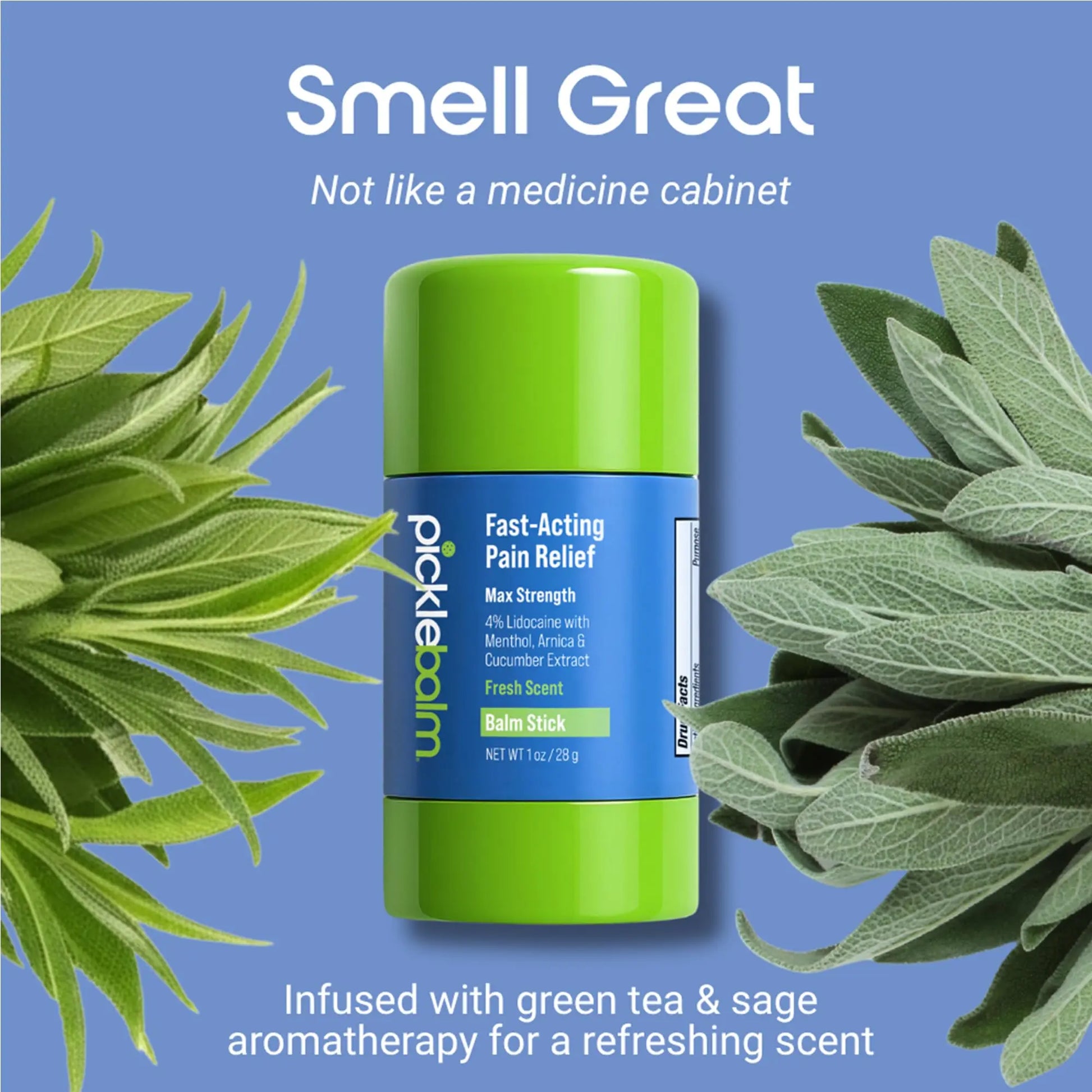 PickleBalm Pickleball In-Game Muscle Pain Relief Balm Stick with 4% Lidocaine, Arnica, Menthol, Cucumber Seed Extract for Shoulders, Knees, Wrists, and More, 1oz Stick PickleBalm uk supplements