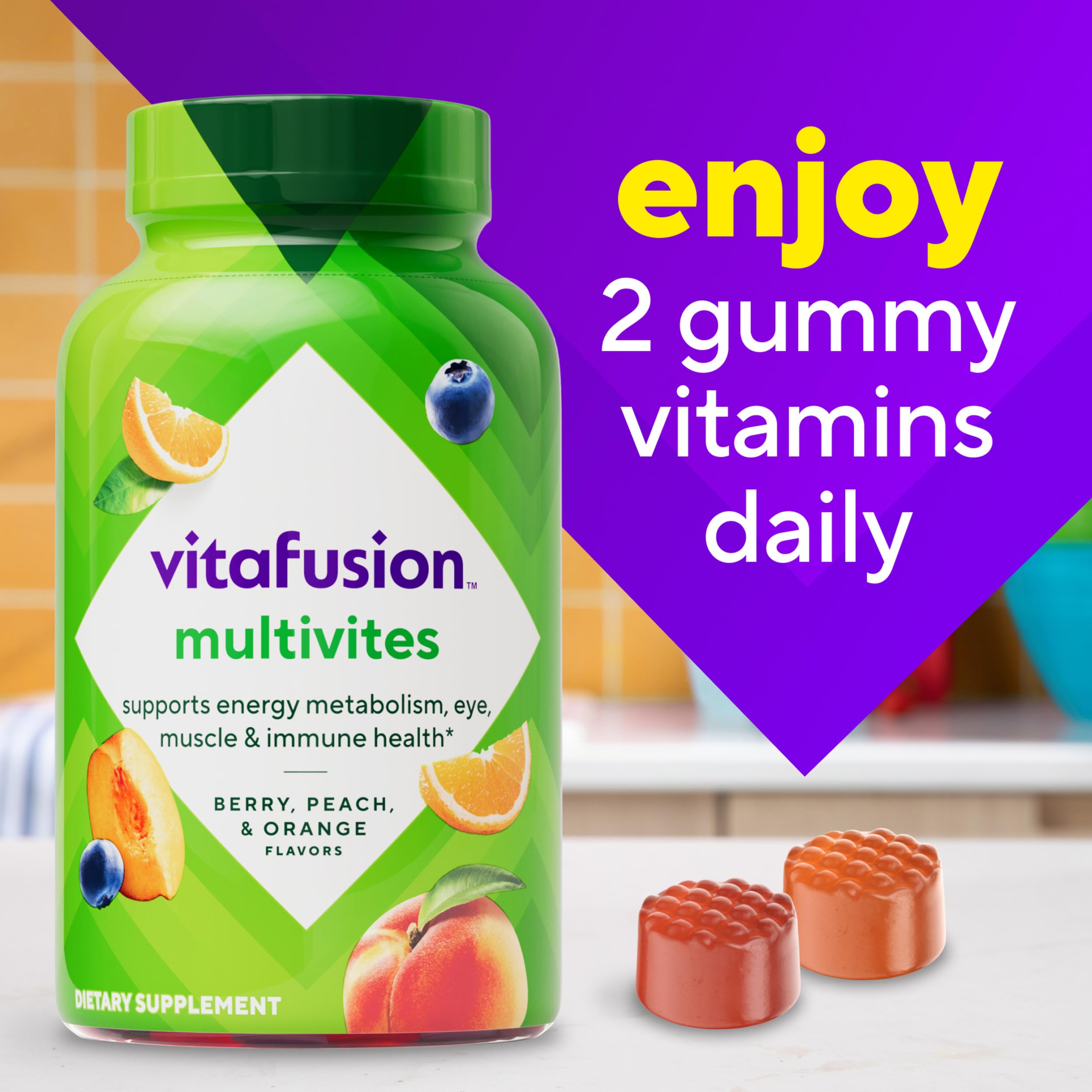 Vitafusion Adult Gummy Vitamins, 120 Count Vitafusion uk supplements