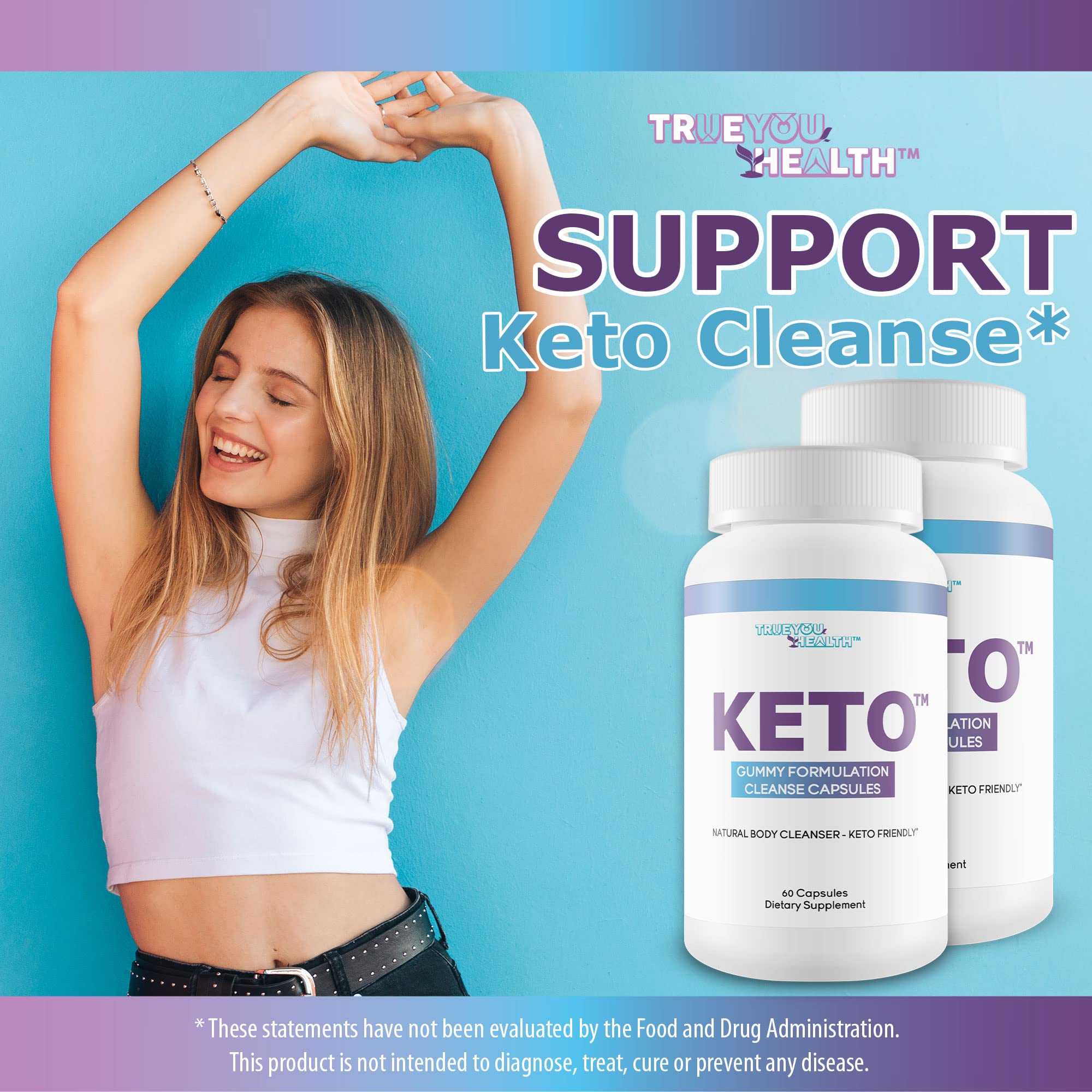 Keto Gummy Formulation Cleanse Capsules - Aid Cleansing & Detoxification - Help Flush Generic uk supplements