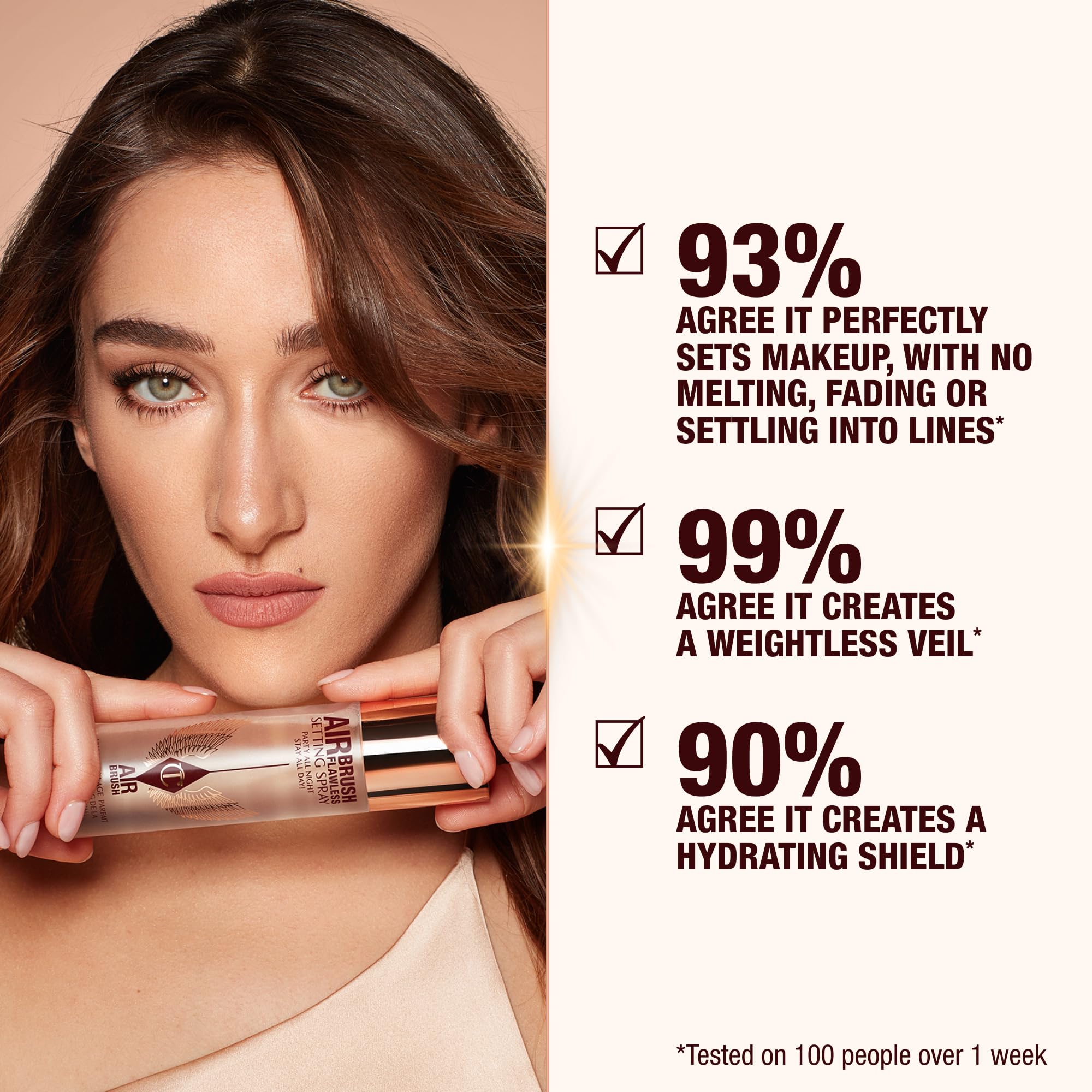 Charlotte Tilbury Airbrush Flawless Setting Spray - Ultra-Fine Hydrating Mist to Prime