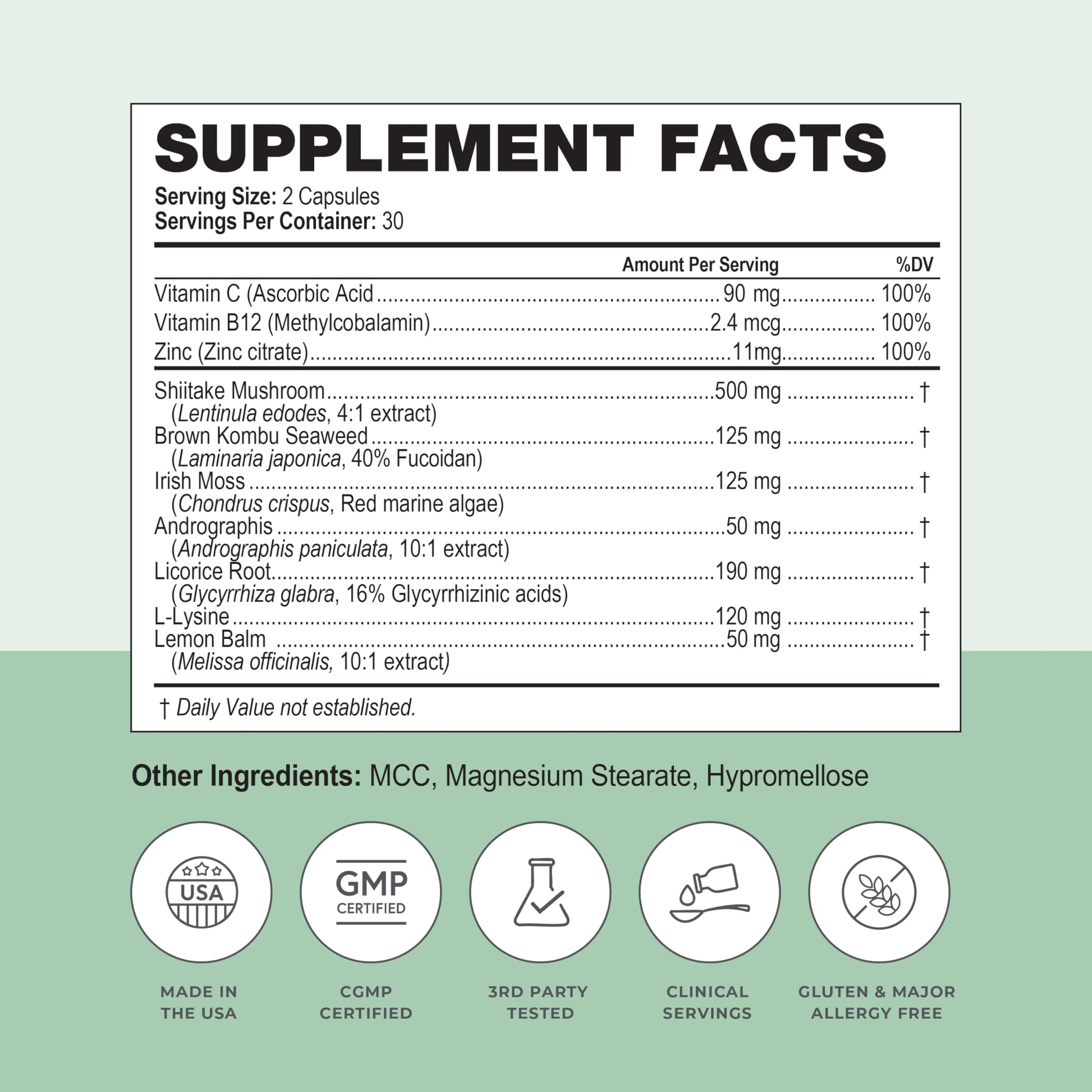 Simplix | Natural Supplement to Strengthen The Immune System | Respond to Outbreaks | Source of Highly Researched Mushroom & Seaweed Polysaccharides 60 Veggie Capsules (1 Pack) Papillex uk supplements
