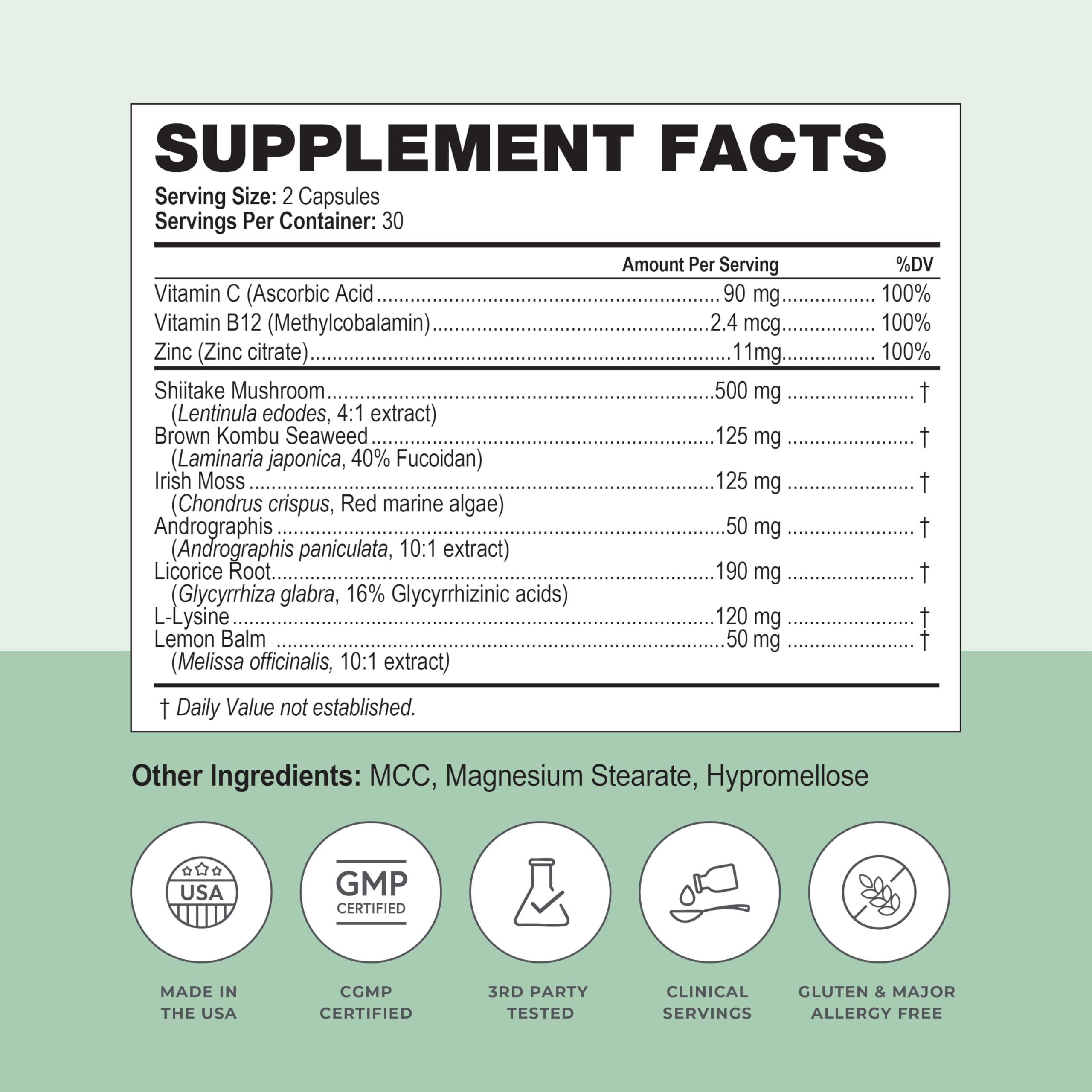 Simplix | Natural Supplement to Strengthen The Immune System | Respond to Outbreaks | Source of Highly Researched Mushroom & Seaweed Polysaccharides 60 Veggie Capsules (1 Pack) Papillex uk supplements