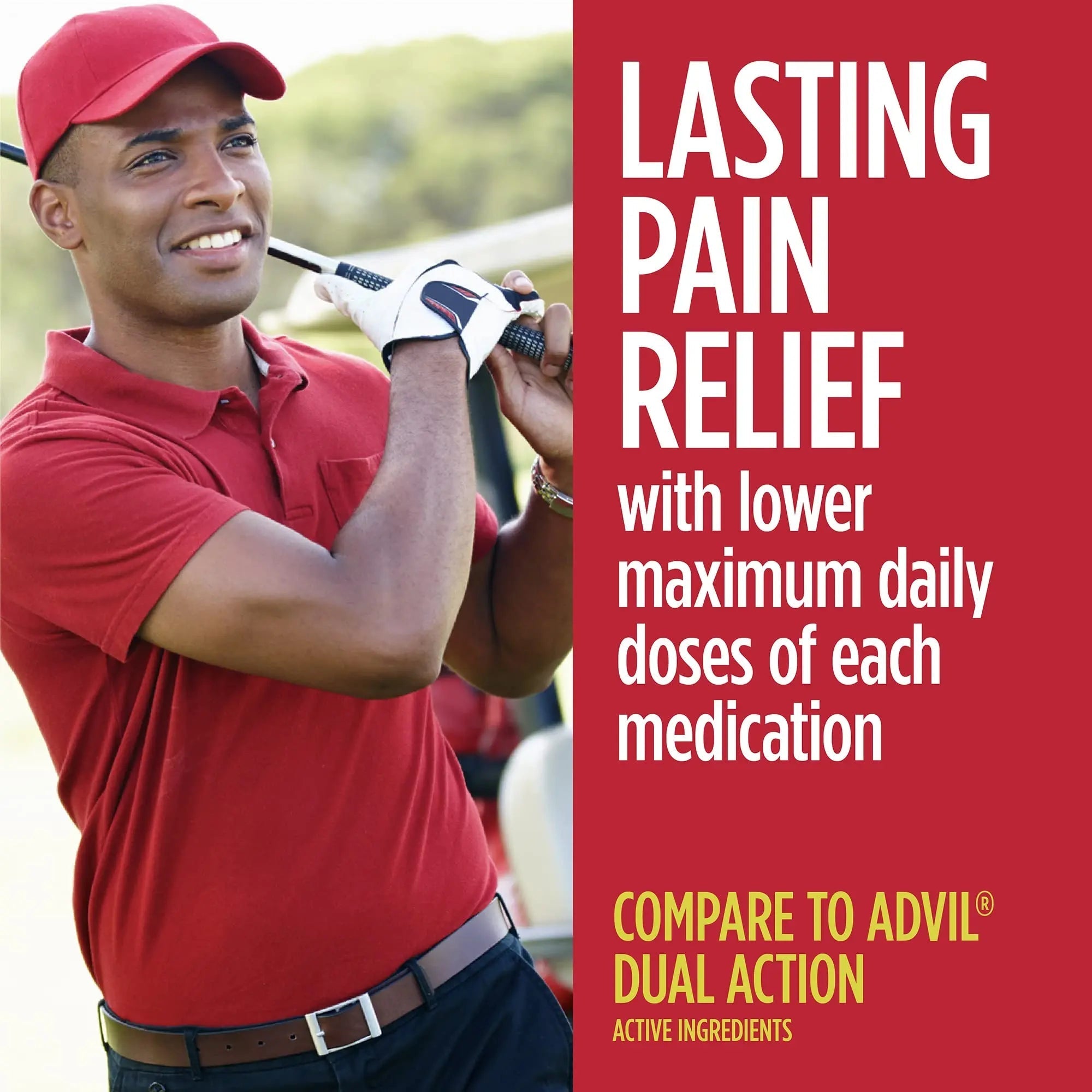 GoodSense Dual Action Acetaminophen 250 mg and Ibuprofen (NSAID) 125 mg Tablets, Pain Reliever for Headache Relief, Arthritis Pain Relief and More, 144 Count GoodSense uk supplements