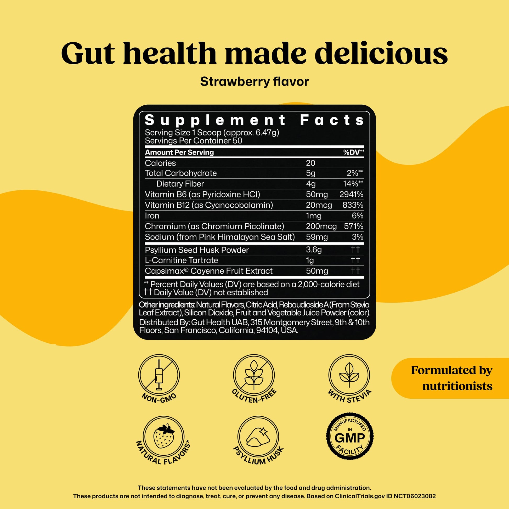 ColonBroom Premium Weight Management Supplement (Strawberry) - Colon Broom Psyllium Husk Fiber Powder Drink - Gluten Free, Non-GMO Colon Cleanse for Bloating Relief & Gut Health, 200 Servings ColonBroom uk supplements