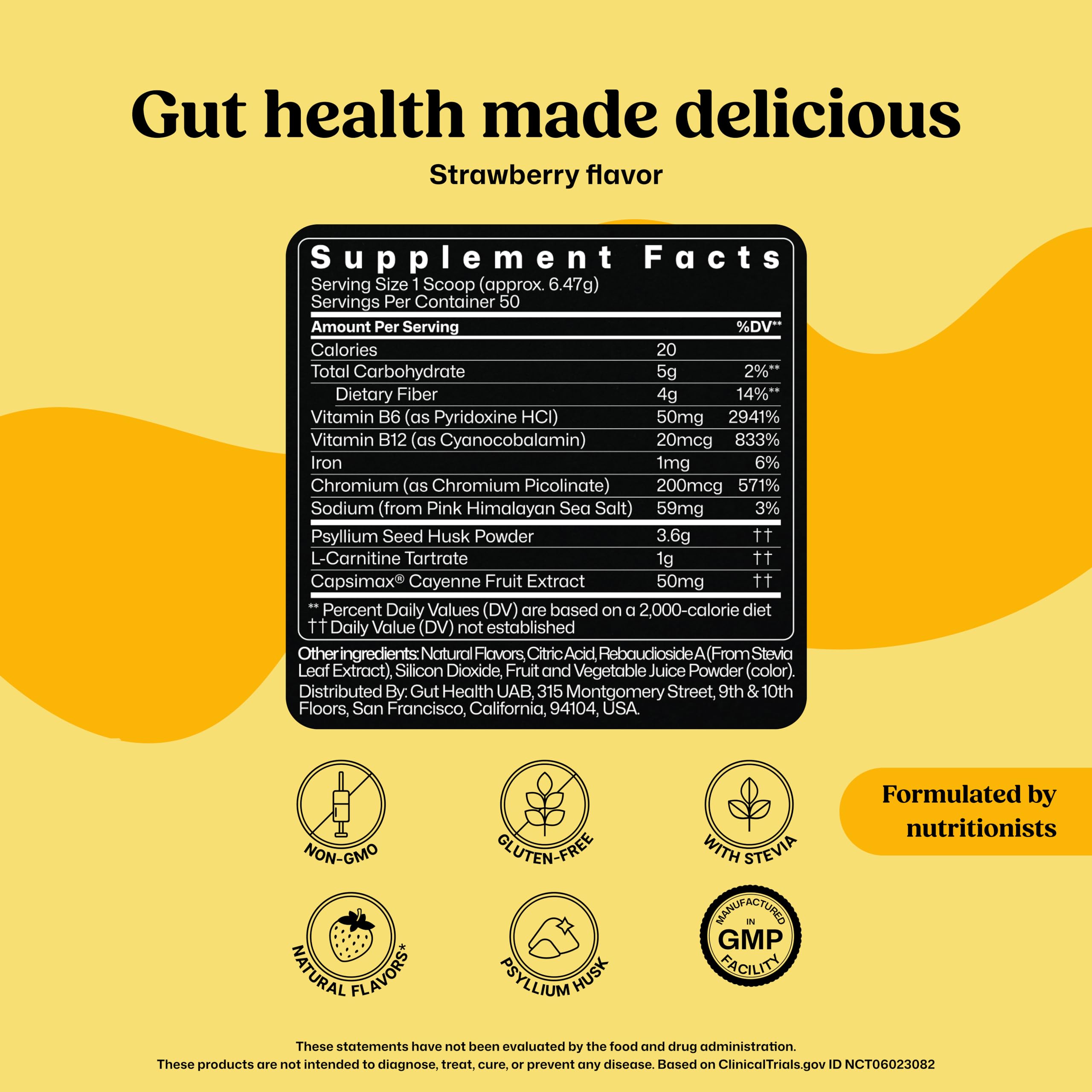 ColonBroom Premium Weight Management Supplement (Strawberry) - Colon Broom Psyllium Husk Fiber Powder Drink - Gluten Free, Non-GMO Colon Cleanse for Bloating Relief & Gut Health, 200 Servings ColonBroom uk supplements