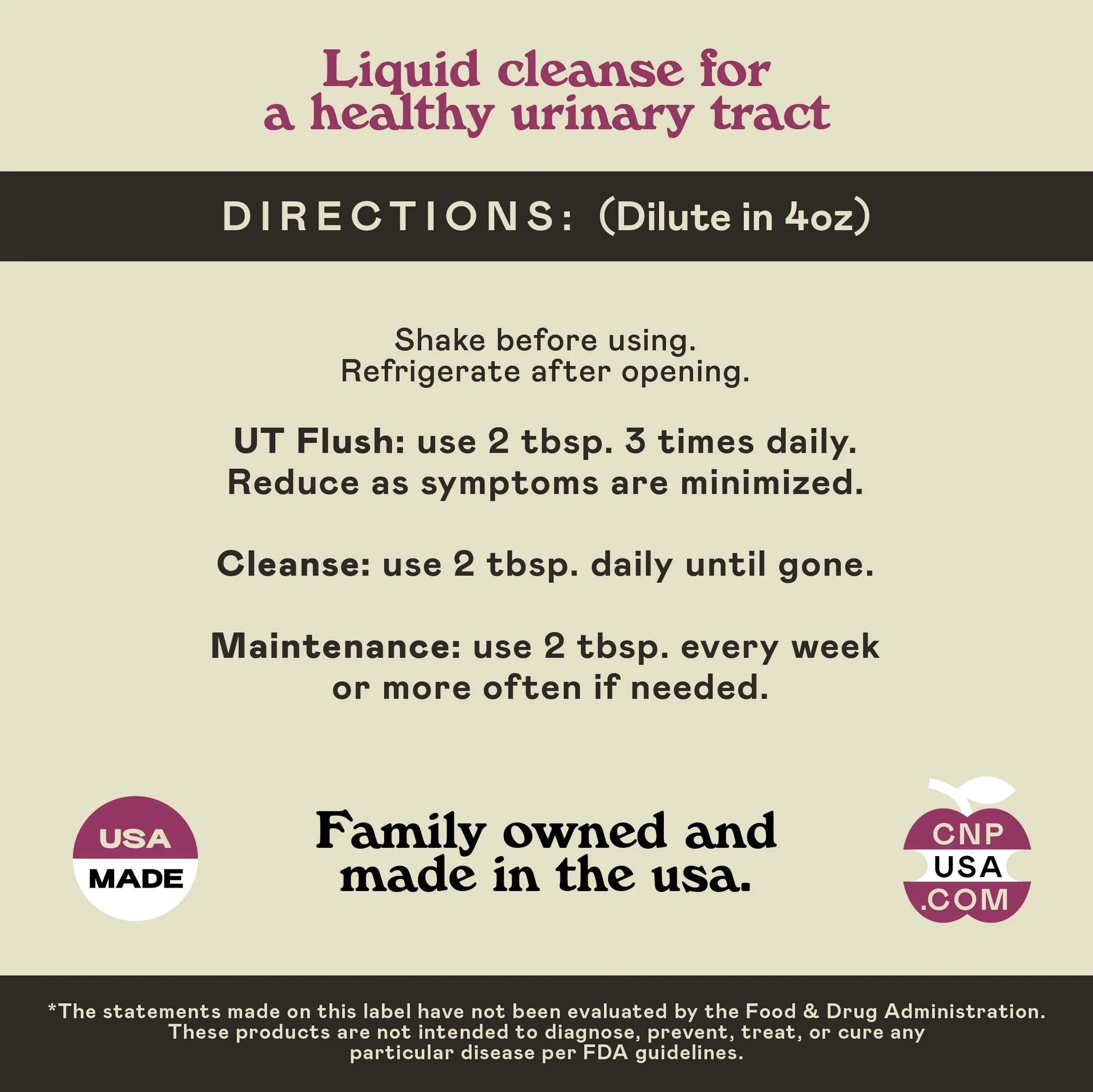 Complete Natural Products Urinary Tract Complete 8oz - Liquid Supplement for a Urinary Tract Cleanse, Defense, Health, and Treatment with Organic Cranberry & Organic D-Mannose Complete Natural Products uk supplements