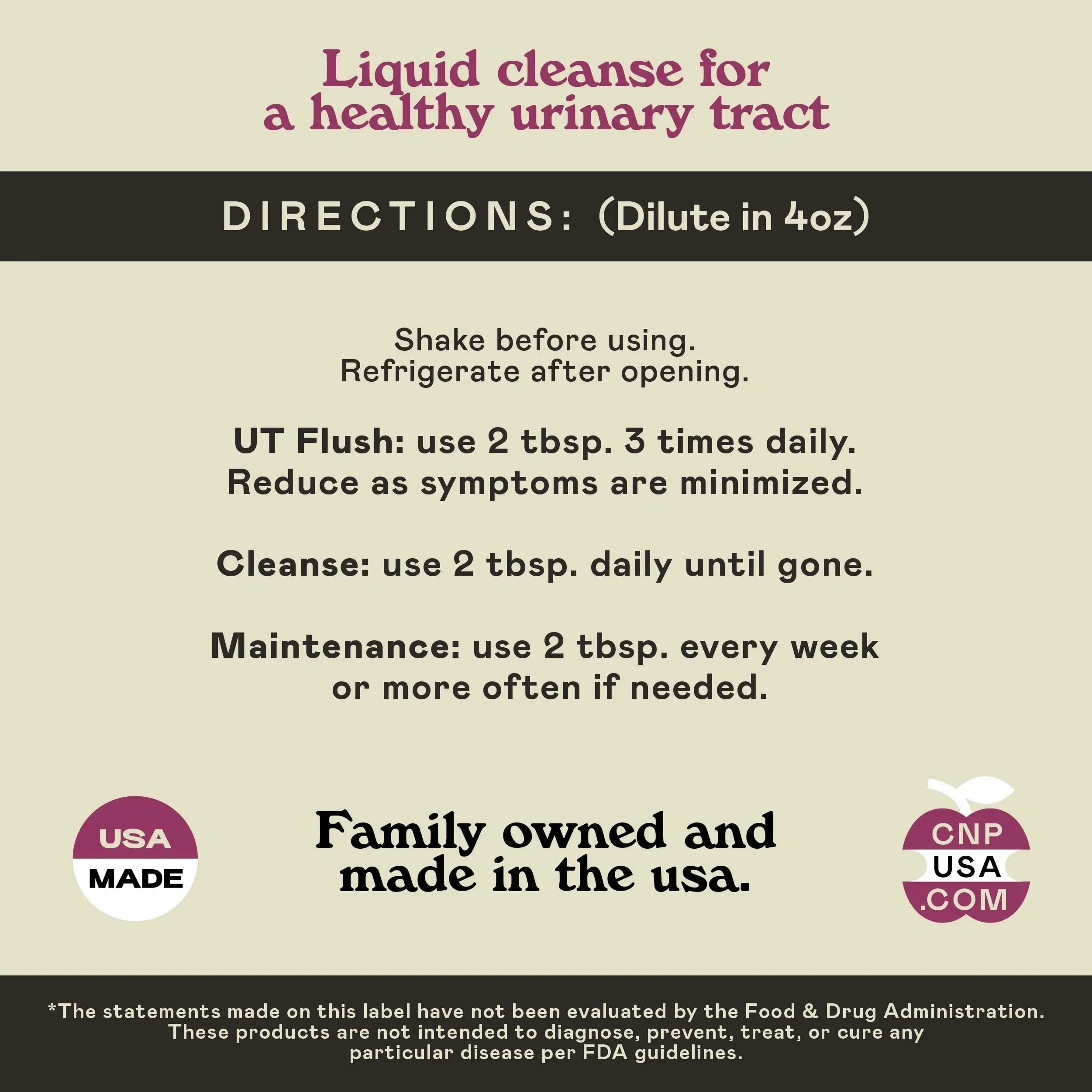Complete Natural Products Urinary Tract Complete 8oz - Liquid Supplement for a Urinary Tract Cleanse, Defense, Health, and Treatment with Organic Cranberry & Organic D-Mannose Complete Natural Products uk supplements