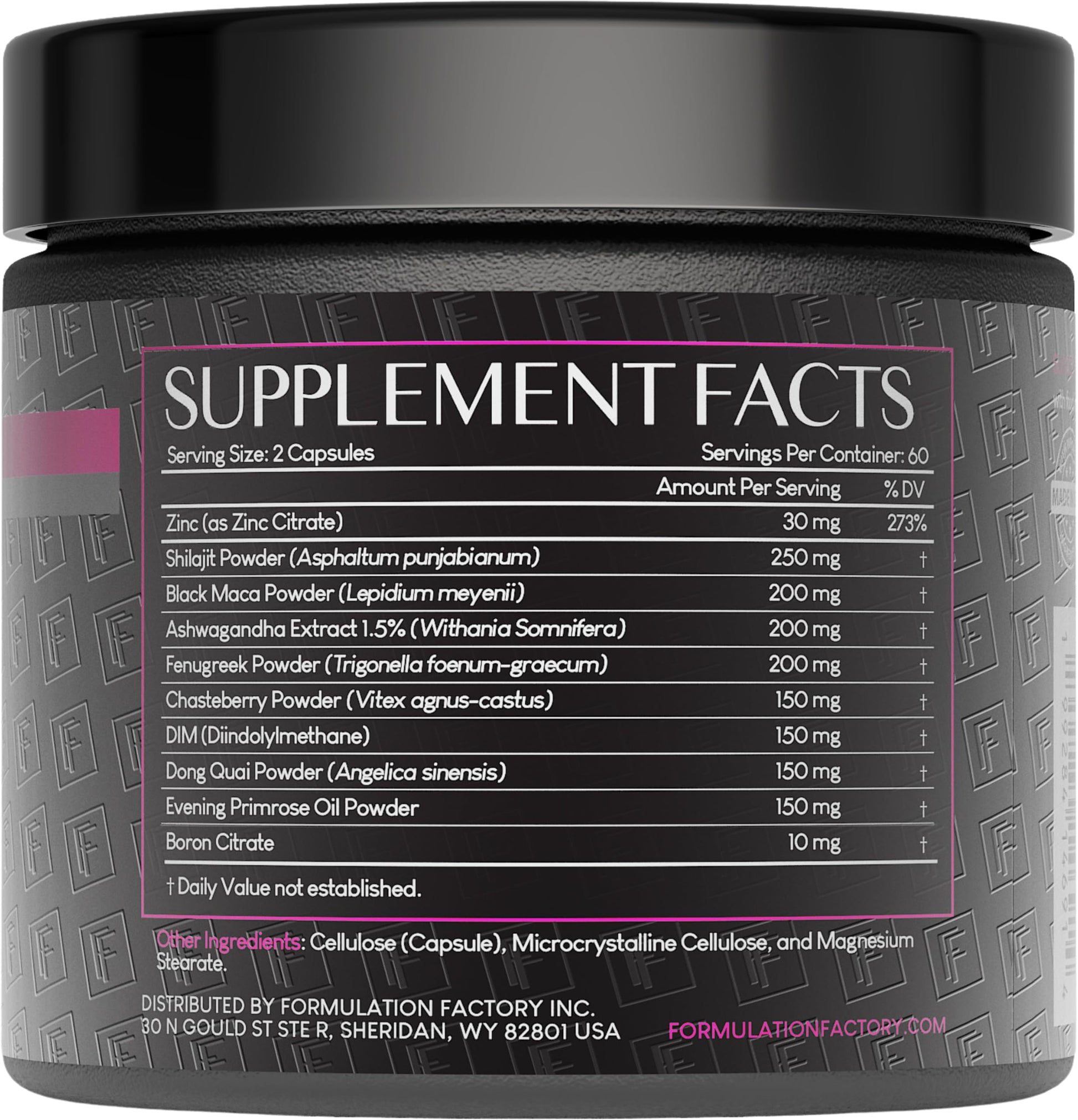 Formulation Factory She's Obsessed: 10-in-1 Hormone Balance Maximizer with Shilajit, Maca, Ashwagandha, DIM, Dong Quai, Zinc & More for Vitality & Balance – 120 Capsules 2 Months Formulation Factory uk supplements