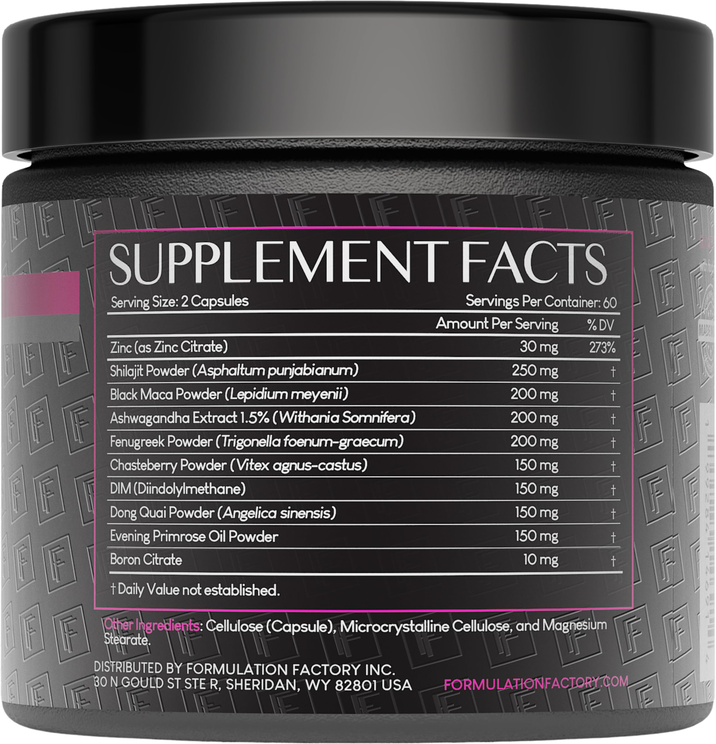 Formulation Factory She's Obsessed: 10-in-1 Hormone Balance Maximizer with Shilajit, Maca, Ashwagandha, DIM, Dong Quai, Zinc & More for Vitality & Balance – 120 Capsules 2 Months Formulation Factory uk supplements
