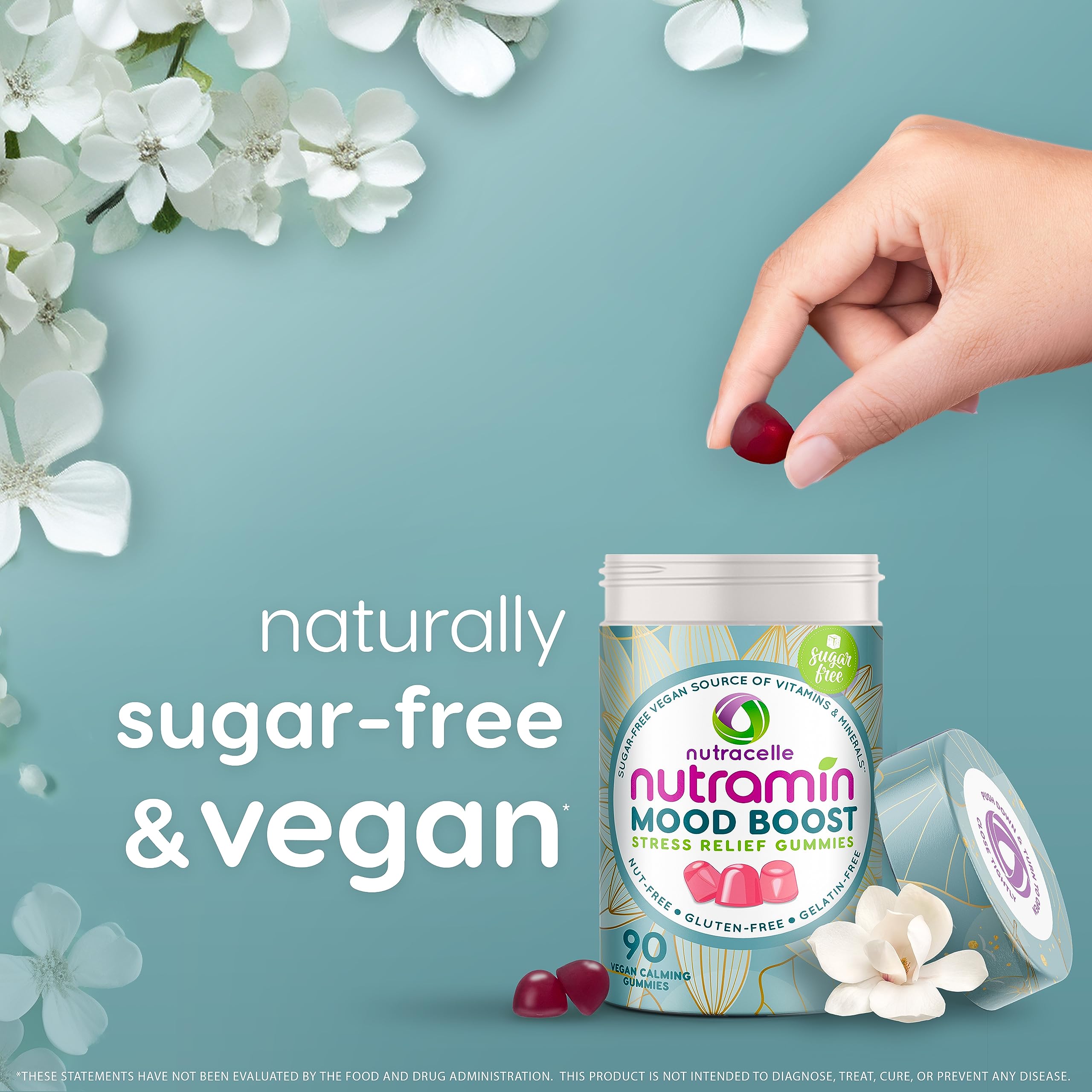 Nutracelle NUTRAMIN Mood Boost Multivitamin Gummy - Delicious & Yummy Anti-Stress Nutracelle uk supplements