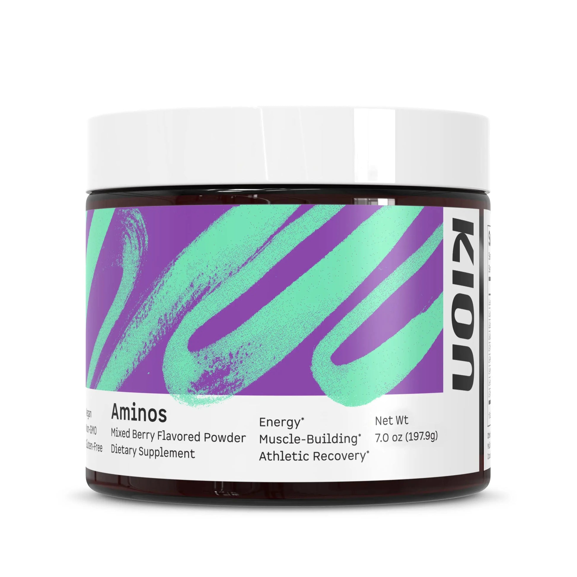 Kion Aminos - Essential Amino Acids Supplement, Essential Amino Acids Powder for Muscle Recovery, BCAA EAA No Caffeine, Amino Acid Powder, Essential Amino Energy - 30 Servings, Mixed Berry Kion uk supplements