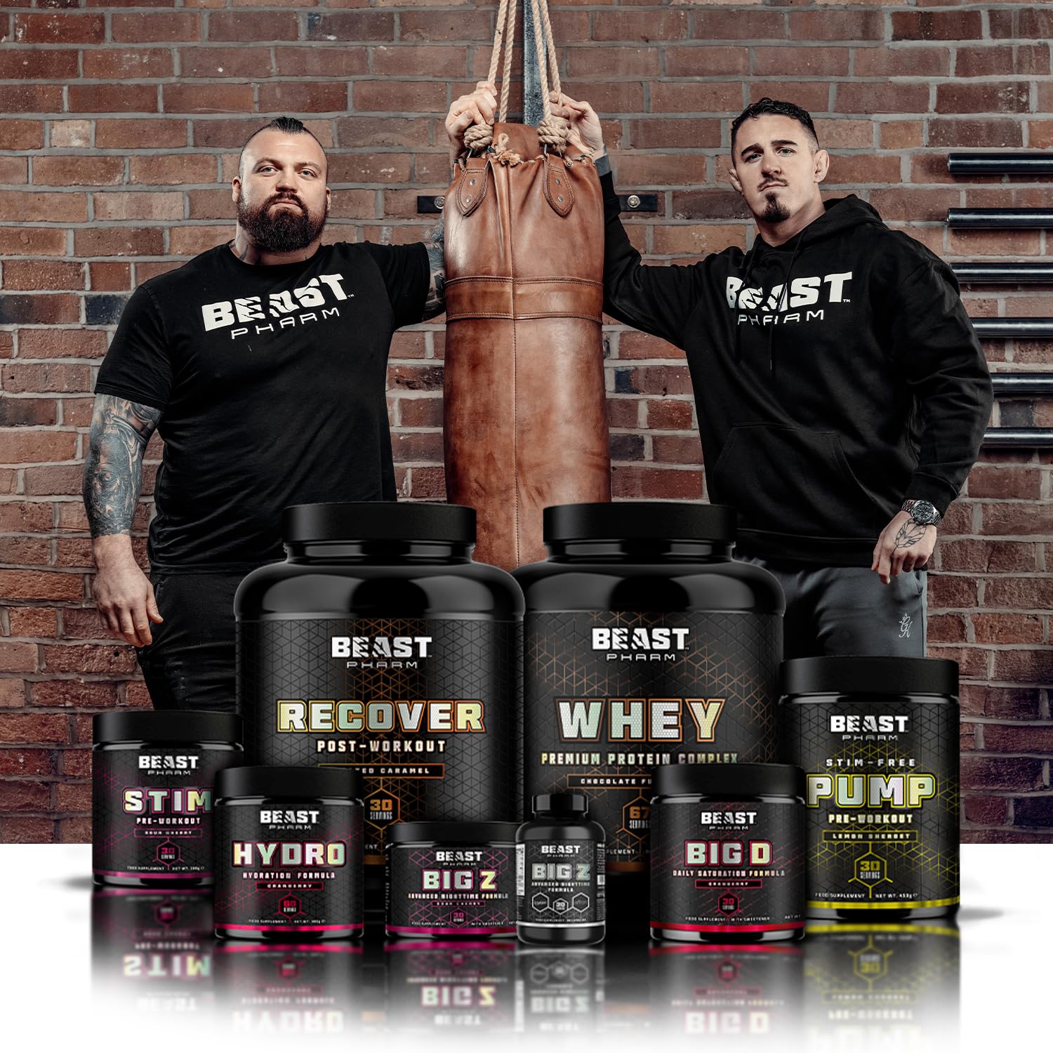 Beast Pharm | WHEY Protein Powder | 2.01kg/67 Servings | Vanilla Ice Cream Beast Pharm uk supplements