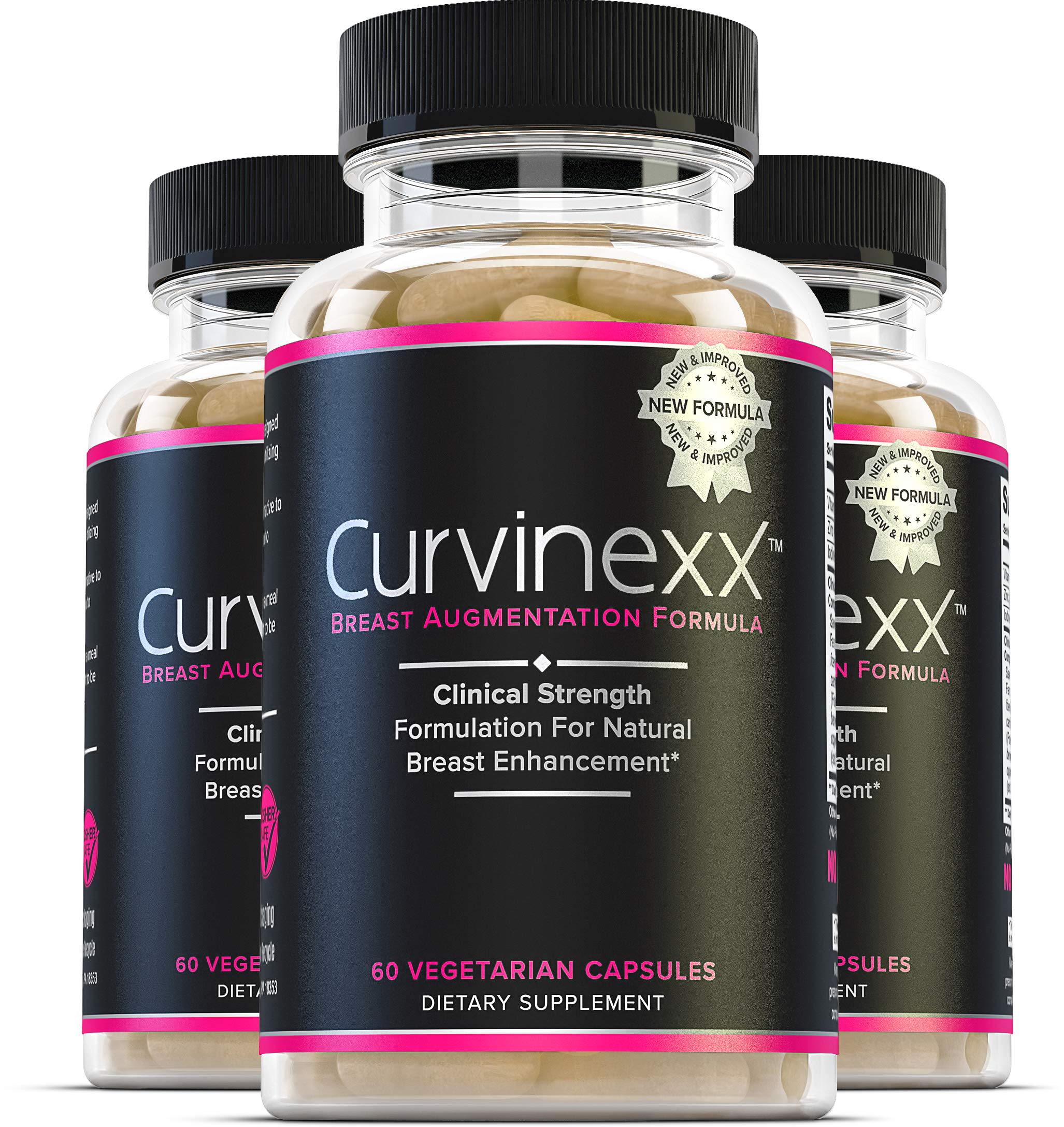 CURVINEXX (3 Bottles) - Natural Breast Toning and Firming Supplement. Lift, Firm and Enhance your Bust Naturally... Curvinexx uk supplements