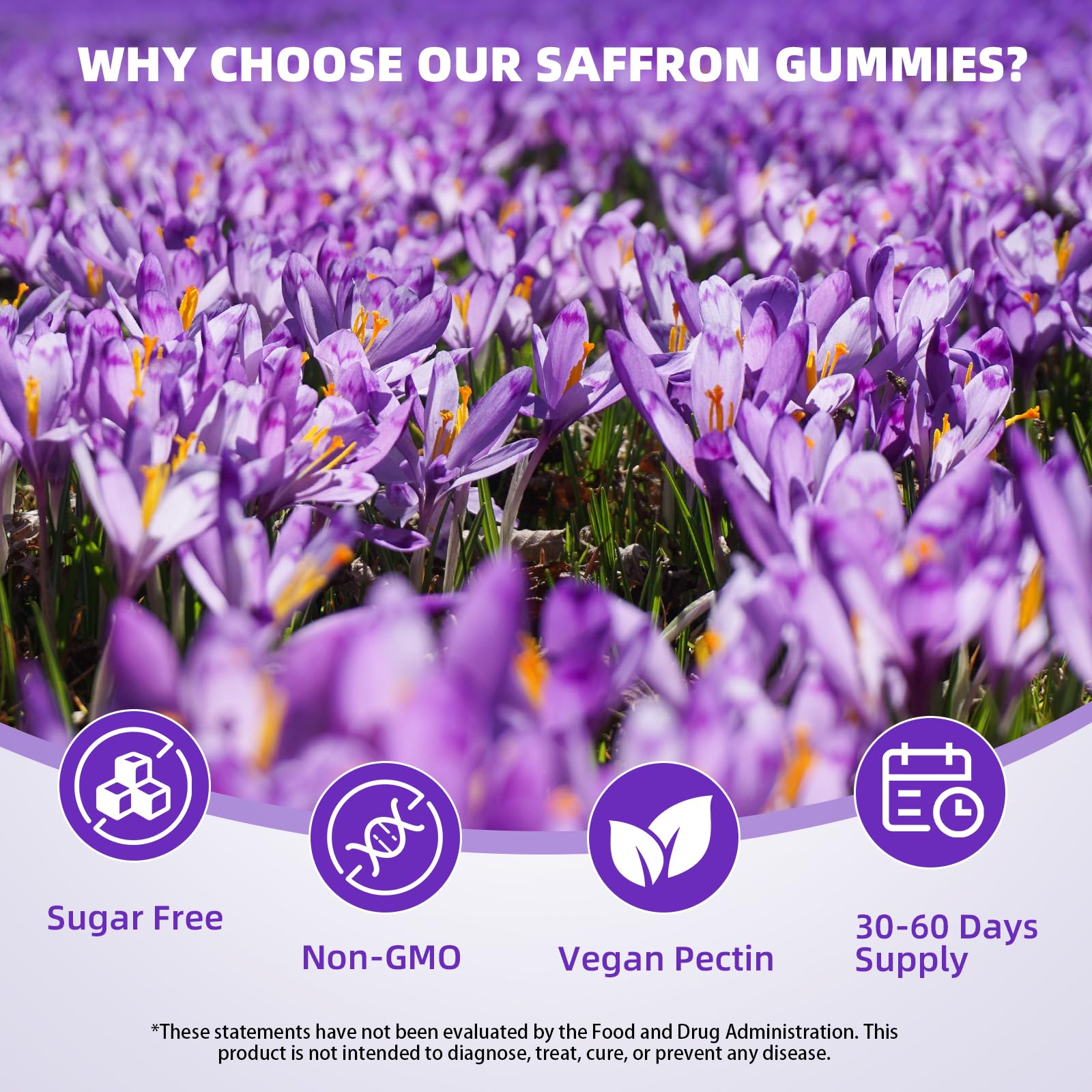 Saffron Supplement Gummies for Kids & Adults Supports Antioxidant Function with Ashwagandha, L-Theanine, Rhodiola Rosea, Lemon Balm, Vitamin D3, B6, Magnesium & Zinc – Raspberry Flavor, 60 Count Mchokuu uk supplements