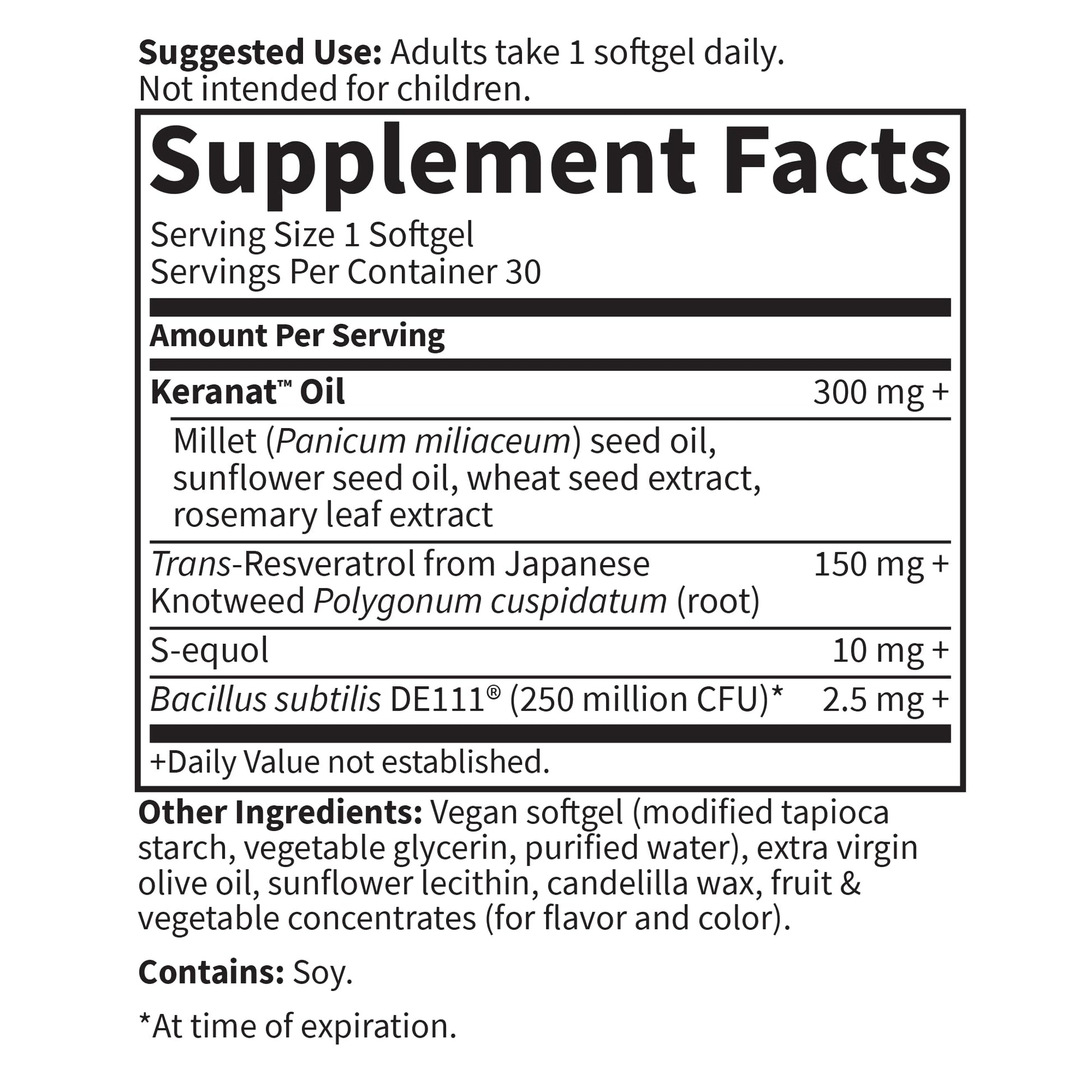 Garden of Life Herbals Menopause Supplement with S-equol & Trans-Resveratrol for Multi-Symptom Relief, Keranat for Thicker, Fuller Hair Growth – Non-GMO, Gluten-Free, Vegan, Berry Flavor, 30 Servings Garden of Life uk supplements