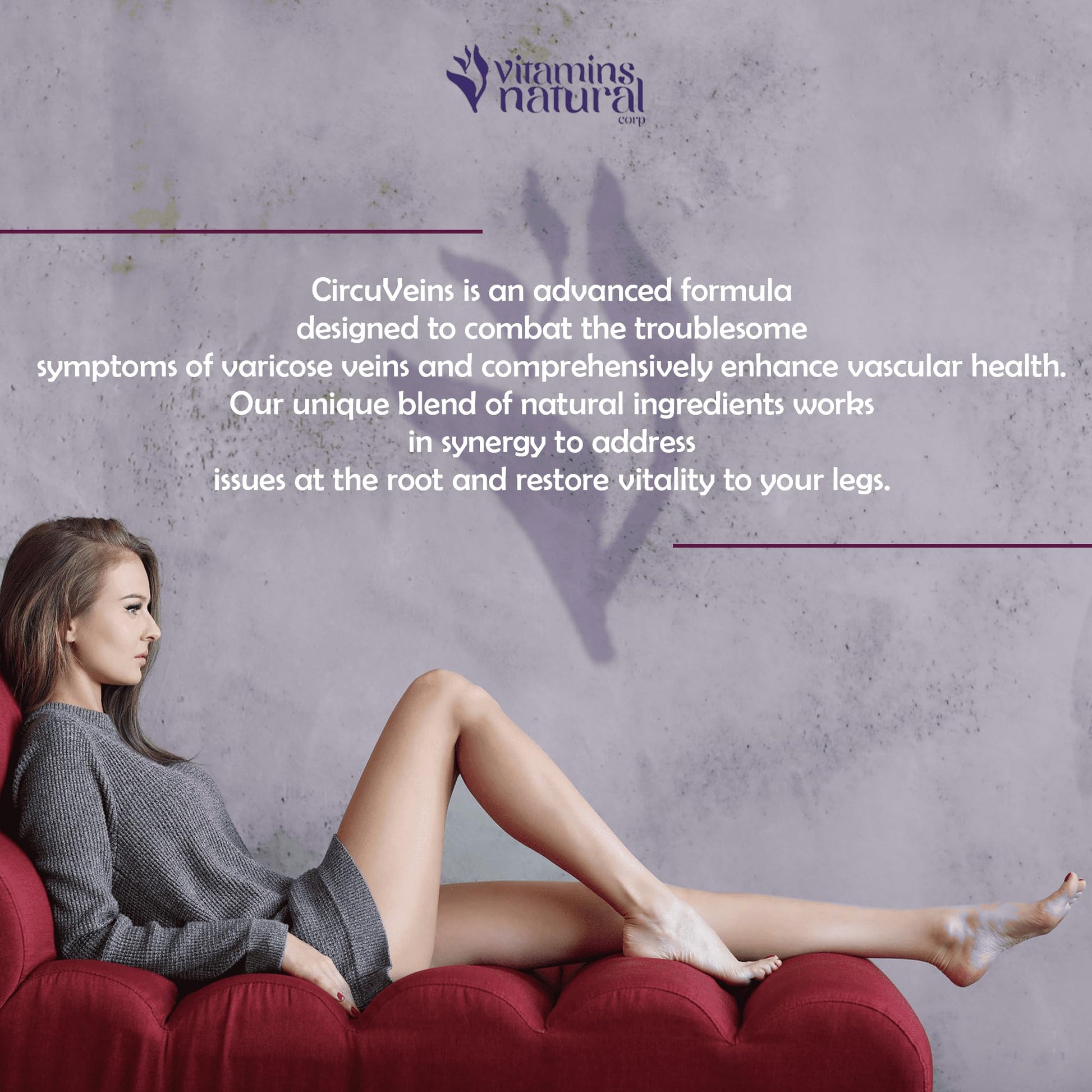 VITAMINS NATURAL CORP. CircuVeins Varicose Veins Support for Legs Capsules – Organic Vein Health Supplement with Horse Chestnut Grape Extract and Cayenne Pepper – 60 Capsules VITAMINS NATURAL CORP uk supplements