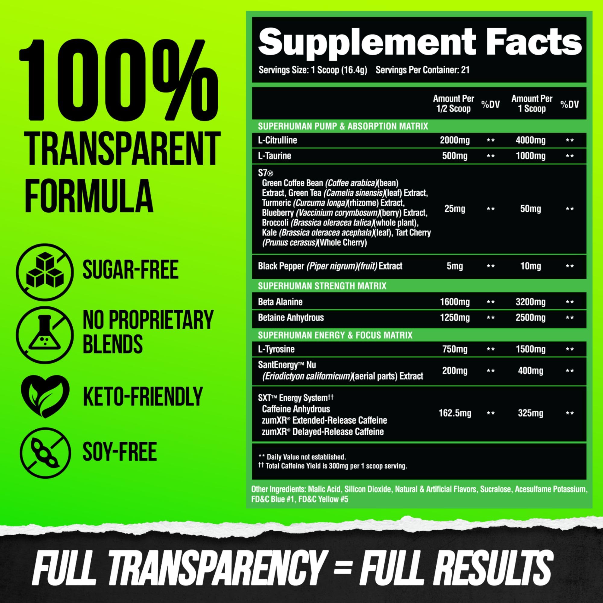 ALPHA LION Superhuman Pre Workout Powder & Post Workout Recovery Bundle, Sustained Energy & Focus + Lean Muscle Growth, Strength & Volume (Hulk Juice & Muscle Marg ALPHA LION uk supplements