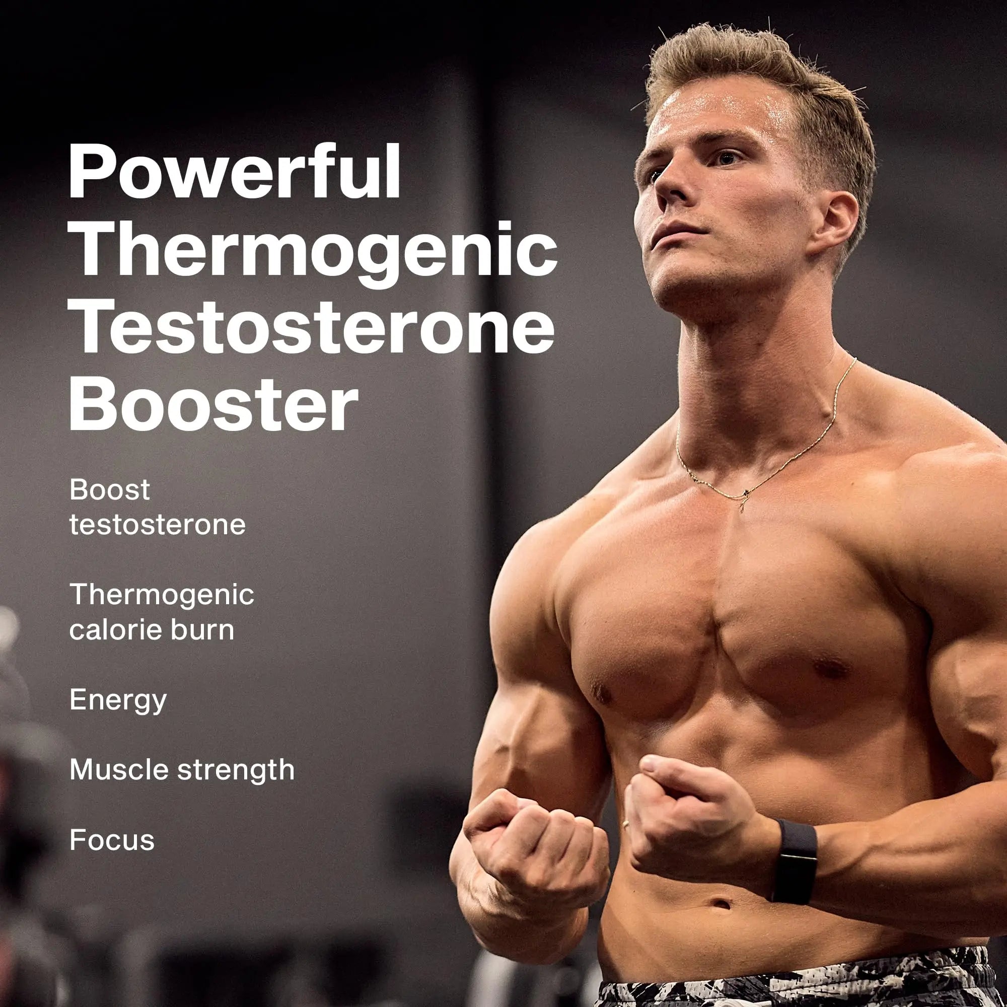 MuscleTech Thermogenic Booster for Men, AlphaTest Thermo - T-Boost Mens Supplement with Tribulus Terrestris - Male Gym Workout Supplements for Muscle Growth MuscleTech uk supplements