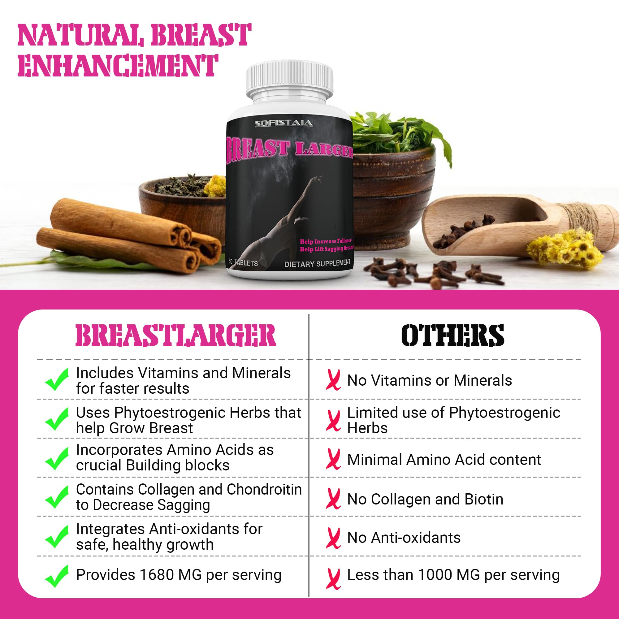 BEAUTIFYEM Breast Larger Breast Enhancement Formula with Natural Ingredients for Bigger Breast Growth and Firmness Pills BEAUTIFYEM uk supplements