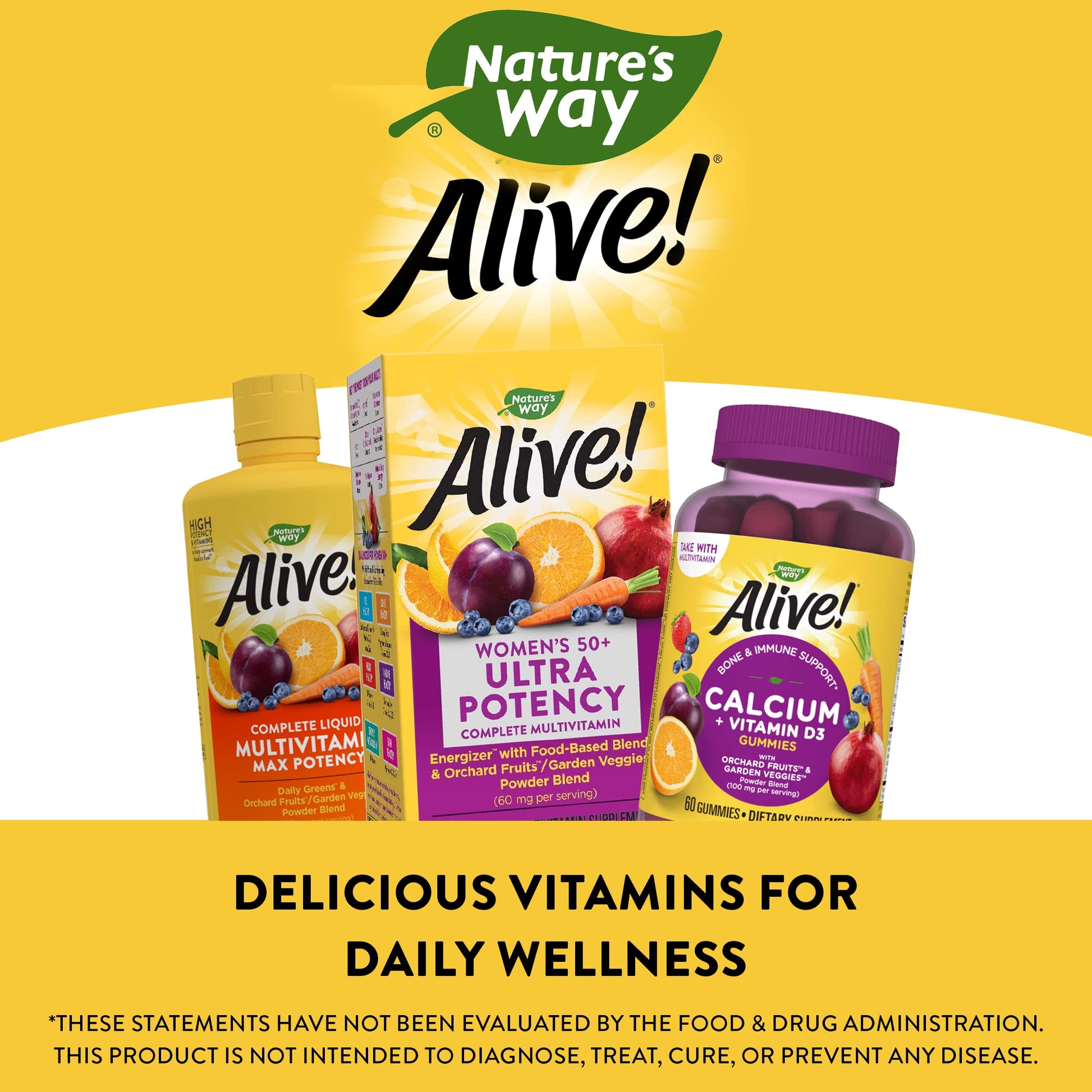 Nature’s Way Alive! Women’s 50+ Ultra Potency Complete Multivitamin Nature's Way uk supplements