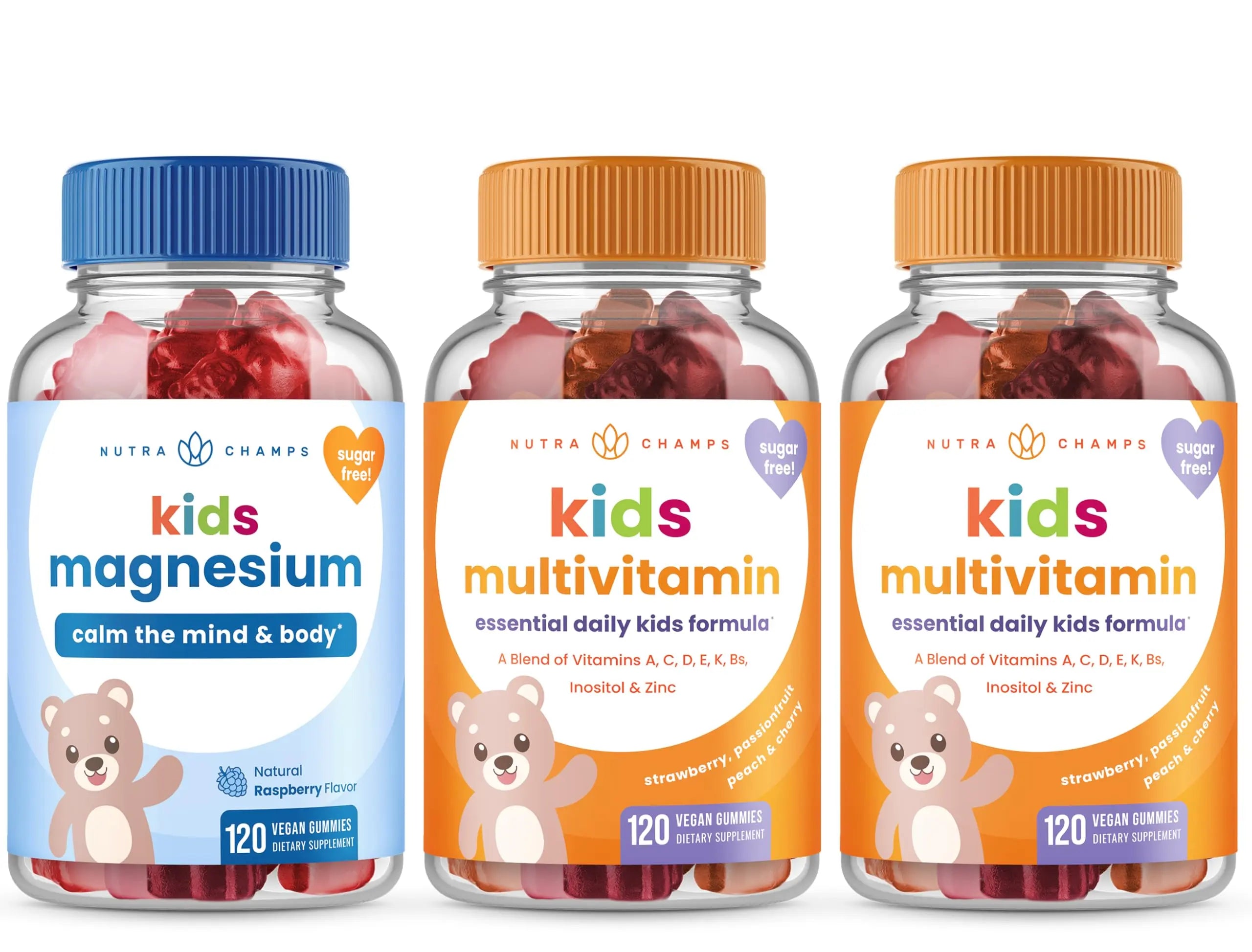 NutraChamps Kids Multivitamins & Kids Magnesium Gummies NutraChamps uk supplements