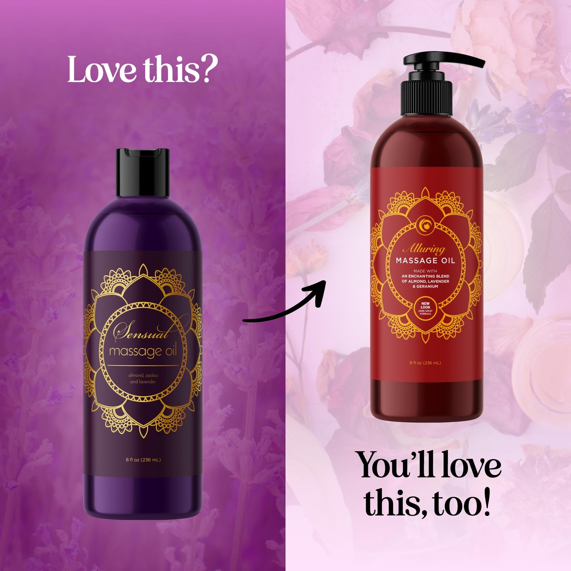 Aromatherapy Sensual Massage Oil for Couples - Relaxing Full Body Massage Oil for Date Maple Holistics uk supplements