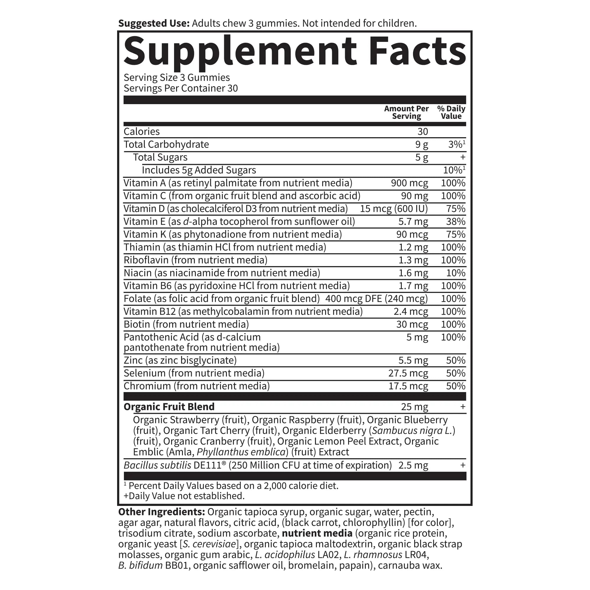 Men’s Multivitamin Gummy: Vitamins C, D, E, B & Zinc for Energy, Stamina & Stress, Probiotics for Digestive & Immune Health, Vitamin Code Garden of Life uk supplements