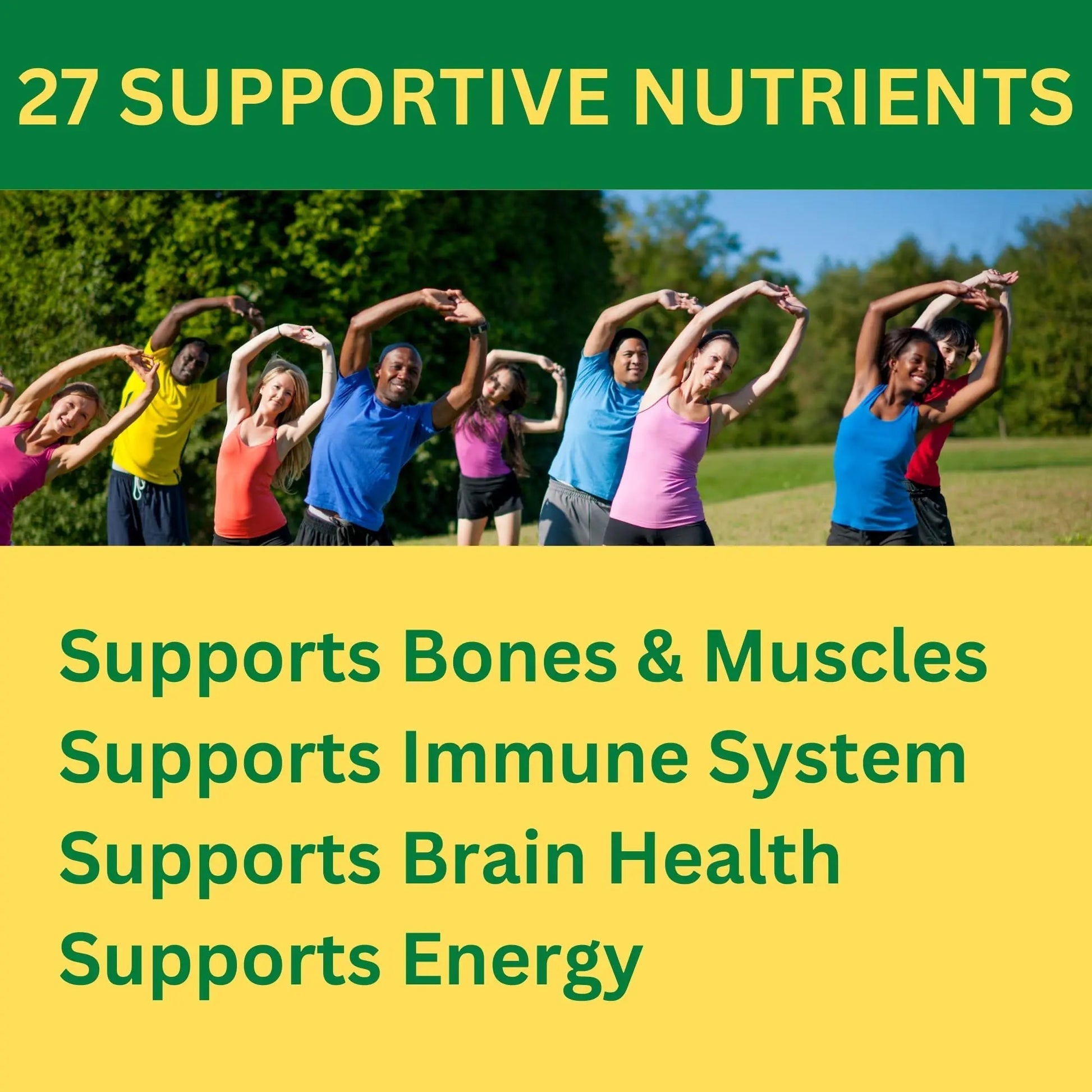 Greenfield Nutritions Halal Multivitamins for Women and Men - 60 Gelatin Free Multivitamin Tablets with 27+ Vitamin Minerals, A, B12, C, D3, Iron and Zinc GREEN FIELD NUTRITIONS uk supplements