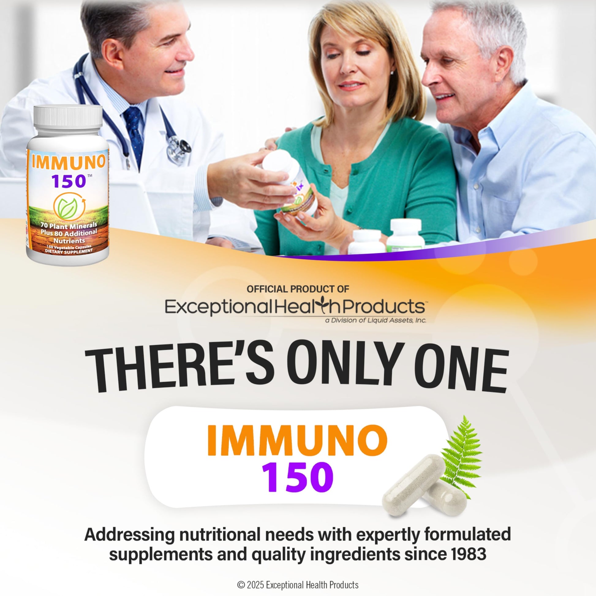 Immuno 150, Immune Support Supplement, Packed with 70 Plant Minerals, 13 Essential Vitamins and 68 Additional Nutrients-150 Vegetable Capsules- Immune Boost for All Age Groups Immuno 150 uk supplements