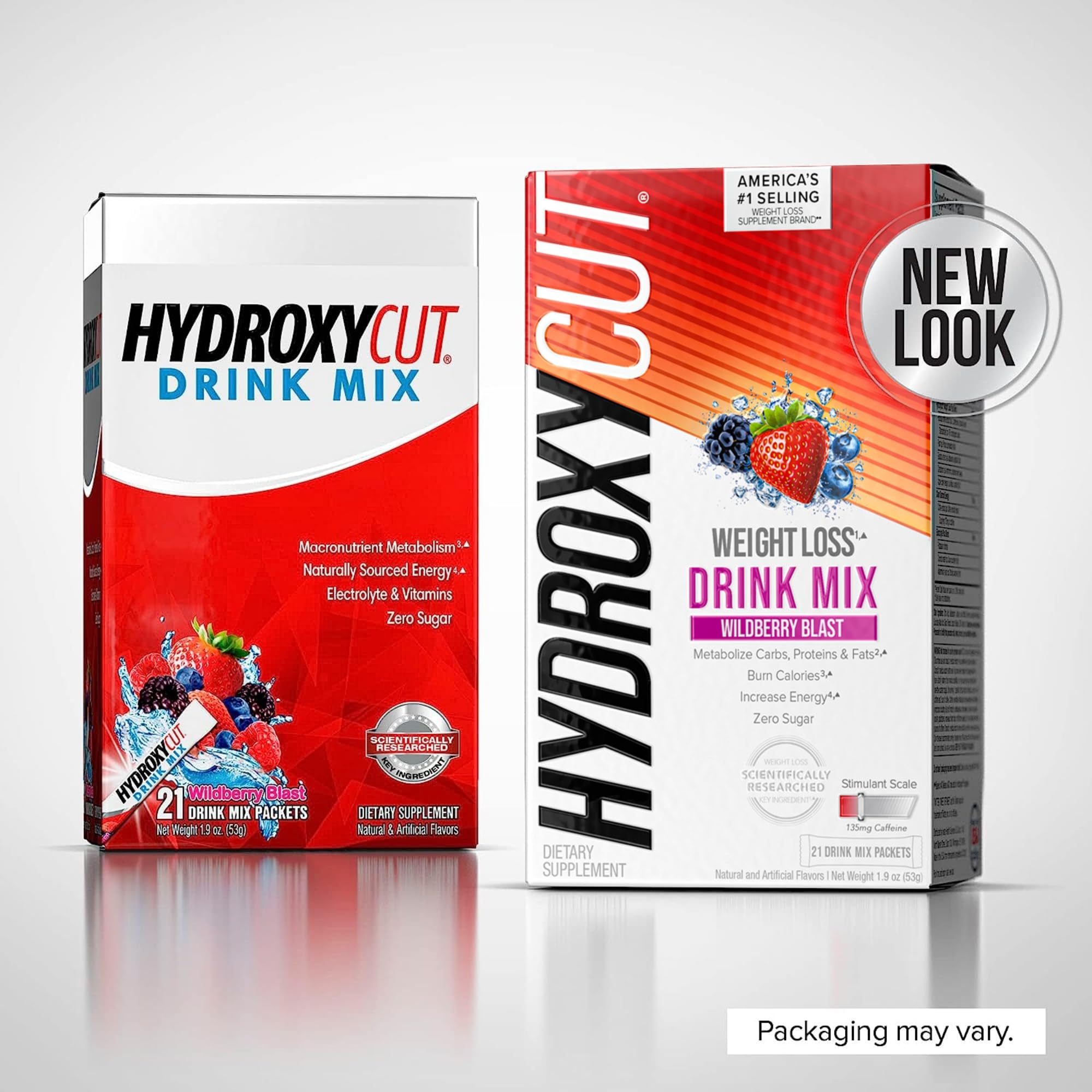 Hydroxycut Drink Mix | Energy Drink Powder | Wildberry Blast, 21 Packets, 2 Packs Hydroxycut uk supplements