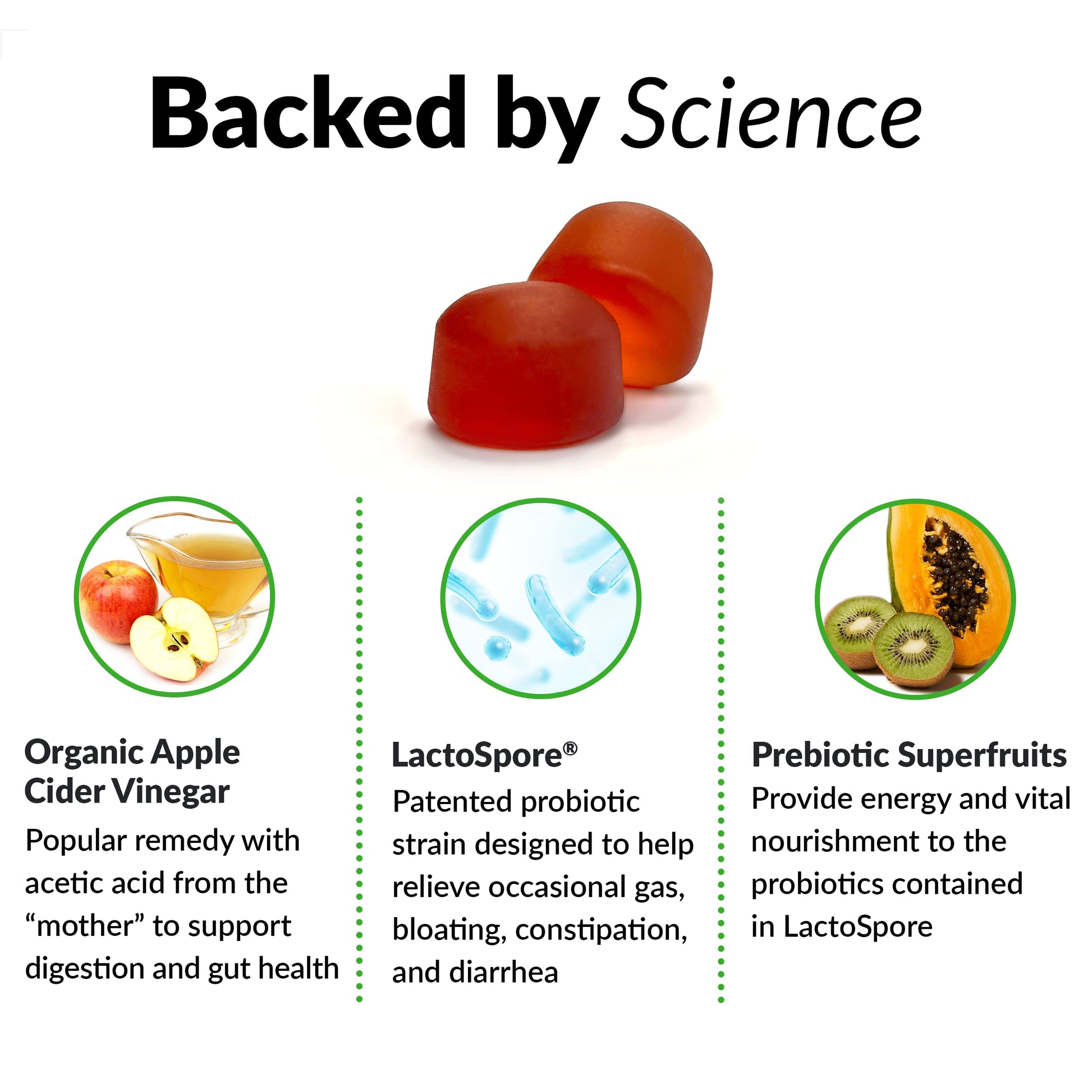 Force Factor ProbioSlim Apple Cider Vinegar Gummies with Organic, LactoSpore Probiotics Force Factor uk supplements