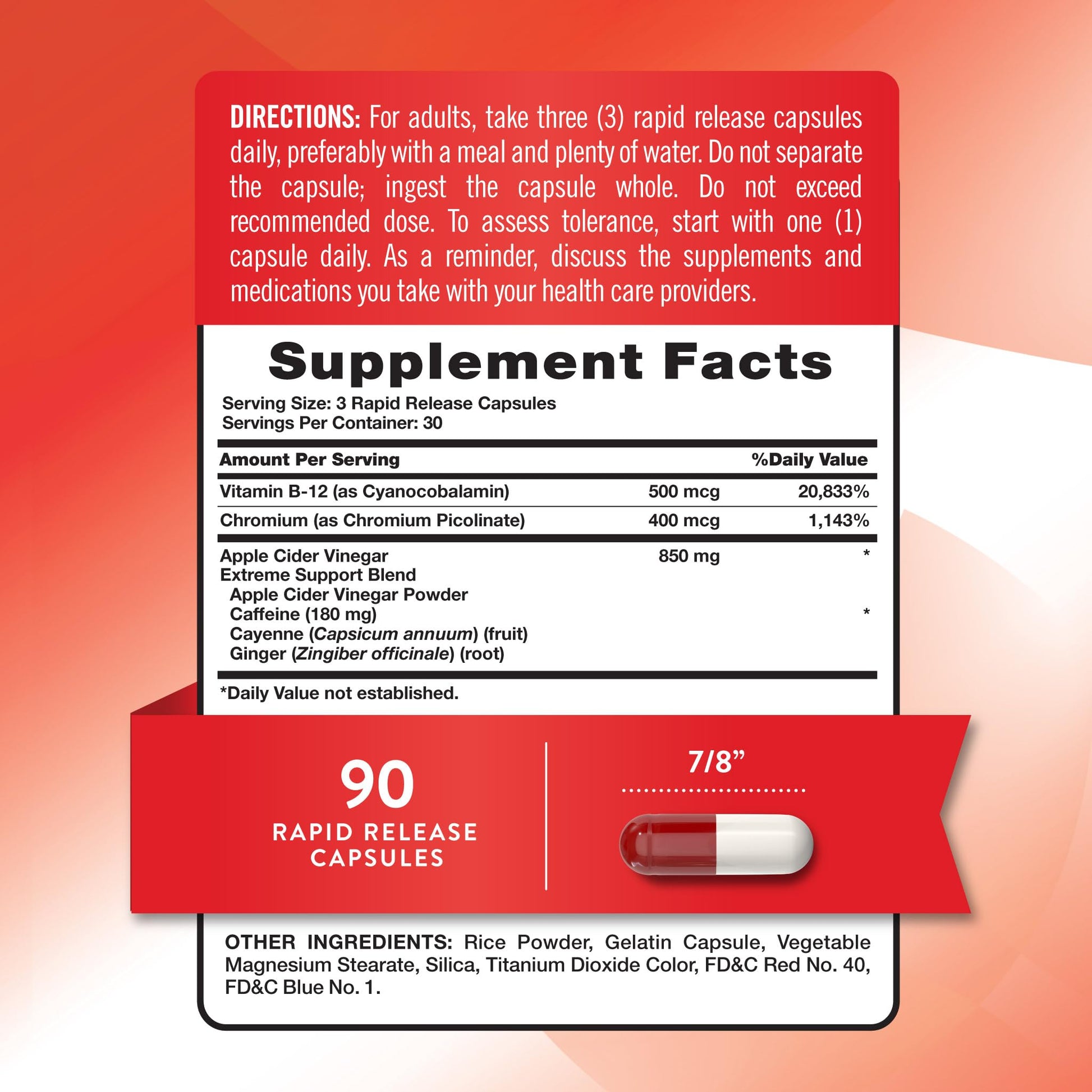 Nature's Truth Apple Cider Vinegar Pills | 90 Capsules | Non-GMO & Gluten Free Supplement Nature's Truth uk supplements