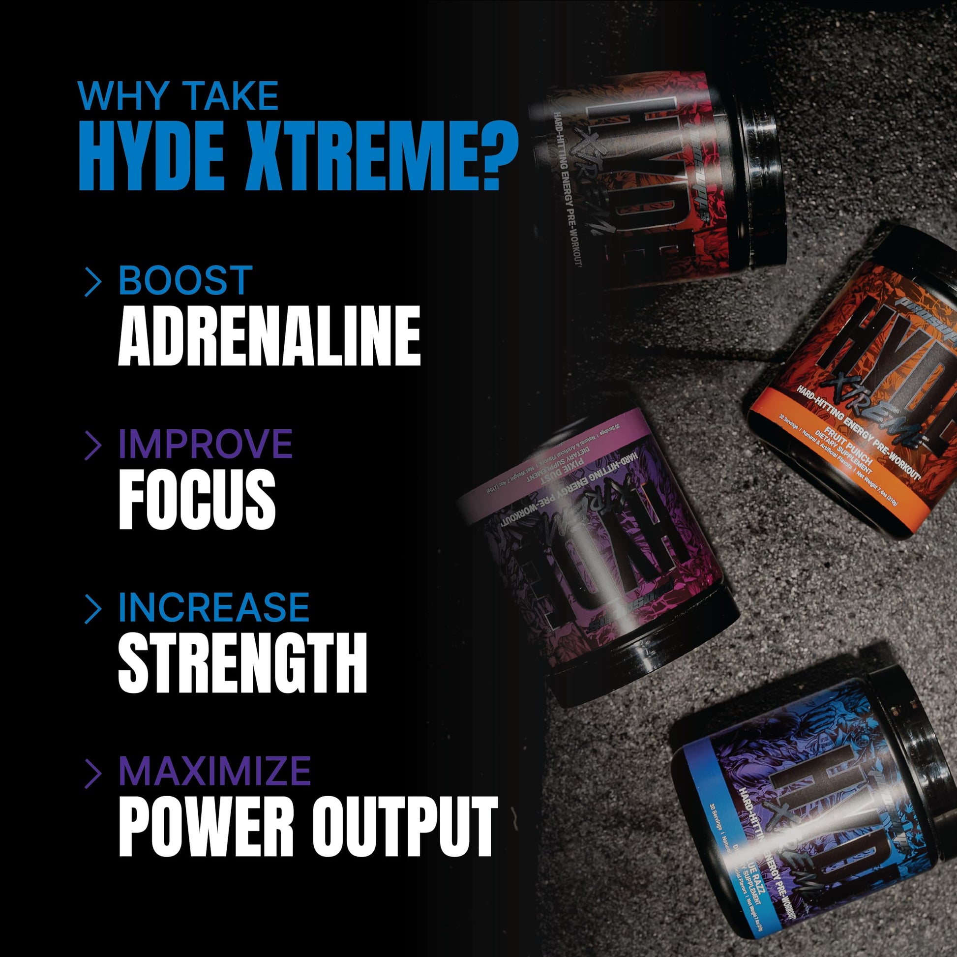 PROSUPPS Mr. Hyde Xtreme Pre-Workout Powder Energy Drink - Intense Sustained Energy PROSUPPS uk supplements