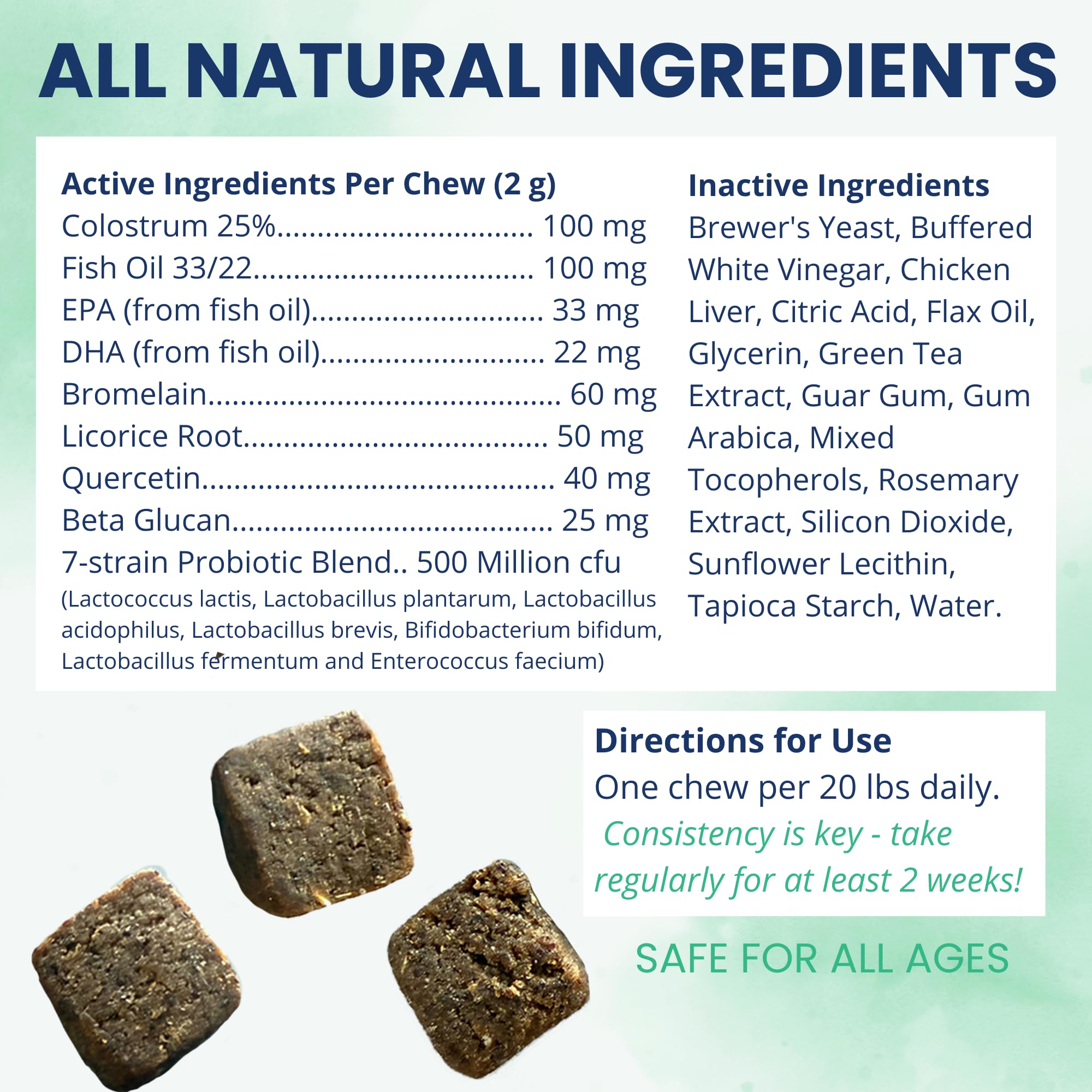 Under the Weather Allergy & Itch Pet Allergy Chews for Dogs | Vet Formulated Skin Support for Canines | Soothing Dog Allergies and Itching Relief Supplement | 60 Count Under the Weather uk supplements
