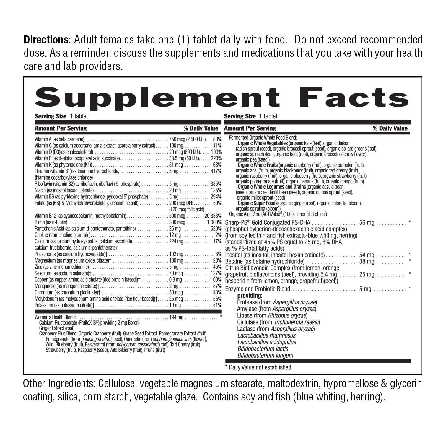 Country Life CORE Daily-1 for Women 50+ Multivitamin - Formulated for Women Over 50, Complete Daily Nutrition with Women's Health Blend, Coenzymated B Vitamins, Probiotics, and Digestive Enzymes Country Life uk supplements