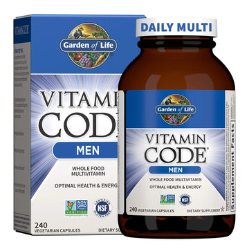 Garden of Life Vitamin Code, Whole Food Multivitamin for Men, 240 Vegetarian Capsules Garden of Life uk supplements