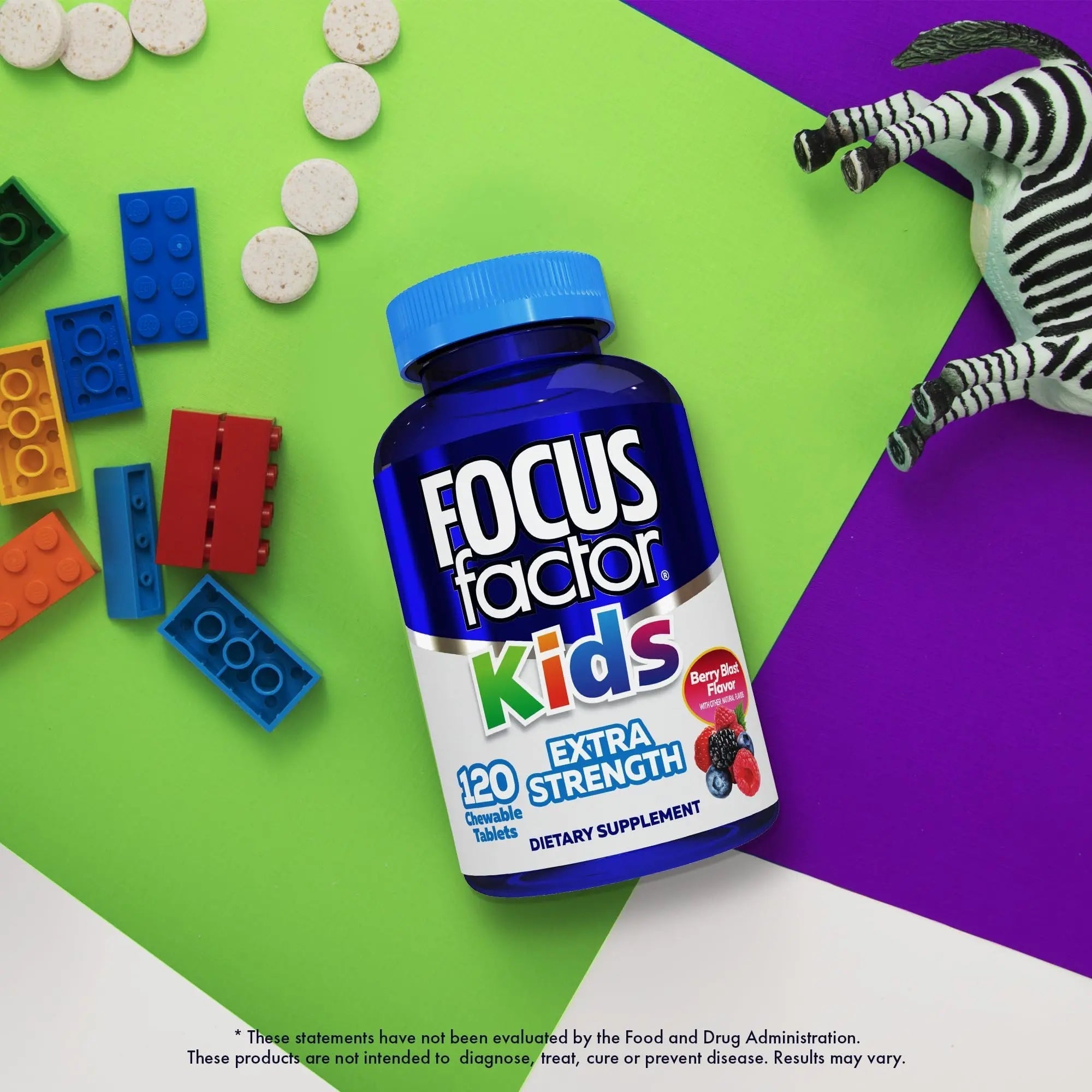 Focus Factor Kids Extra Strength Daily Chewable for Brain Health Support, 120 Count – Vitamins - Quality Formula Focus Factor uk supplements