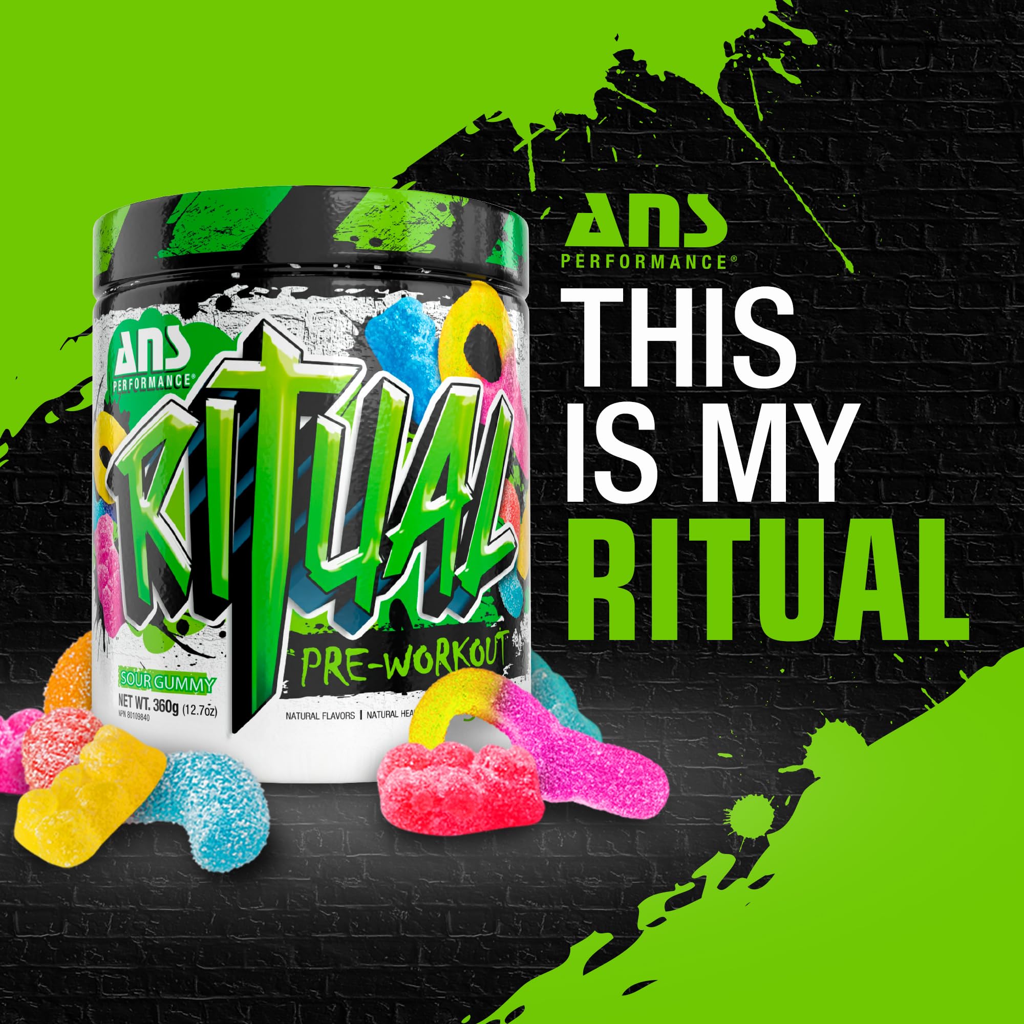 ANS Performance Ritual Pre Workout (30 Servings, 12.7 oz) - Complete Preworkout Formula ANS Performance uk supplements