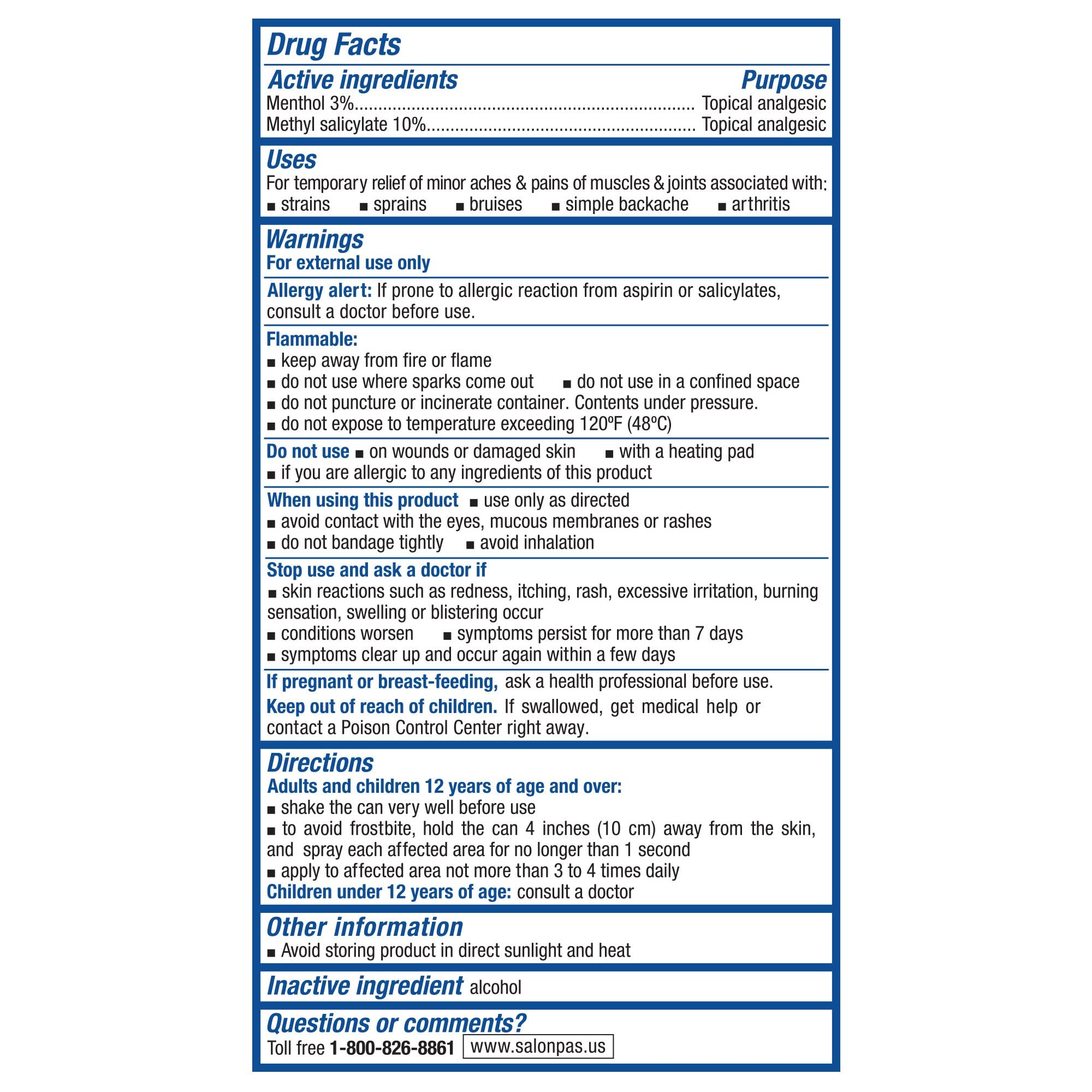 Salonpas pain relieving jet spray - 4 oz (2 PACK) Salonpas uk supplements
