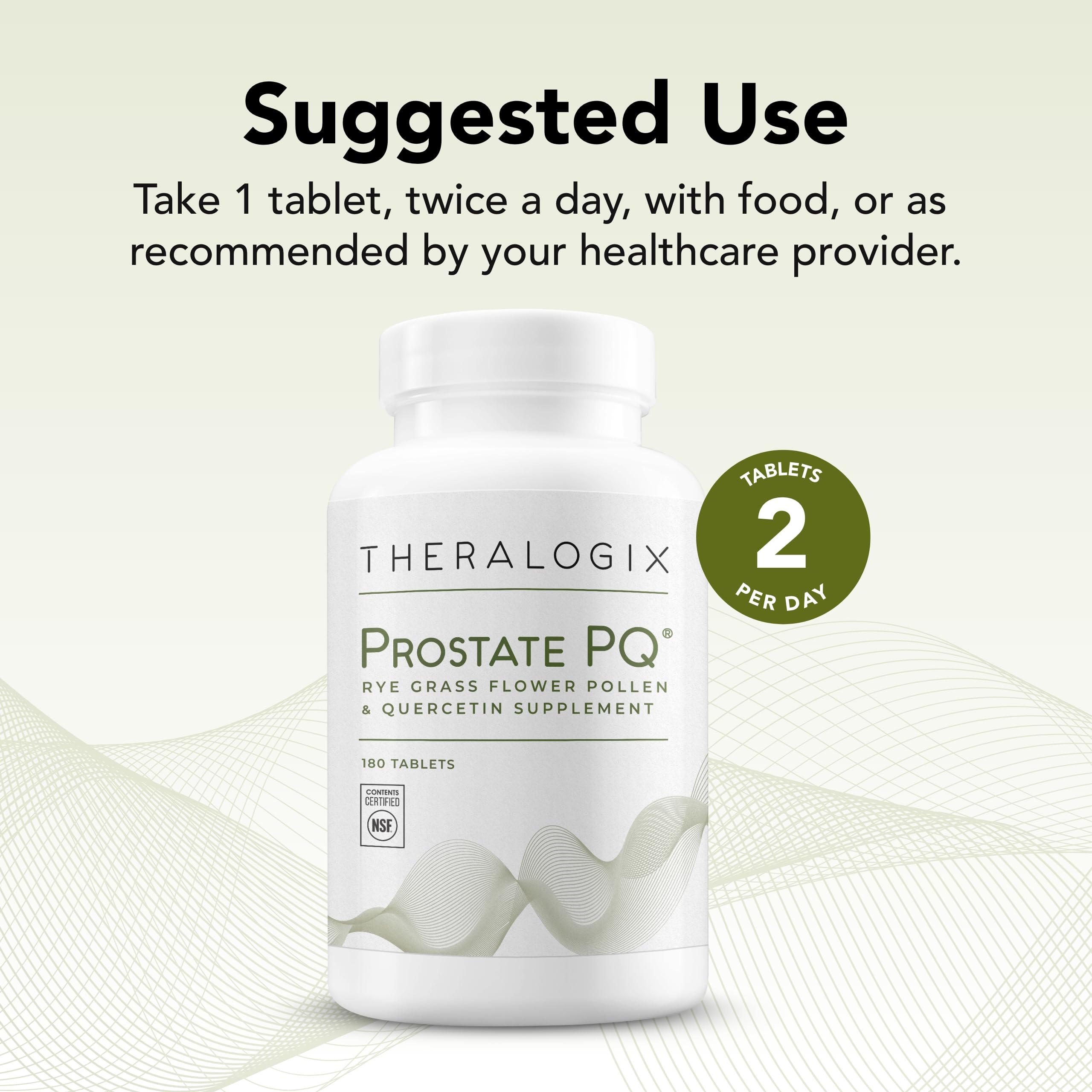 Theralogix Prostate PQ - Rye Grass Pollen Extract & Quercetin Supplement - 90-Day Theralogix uk supplements